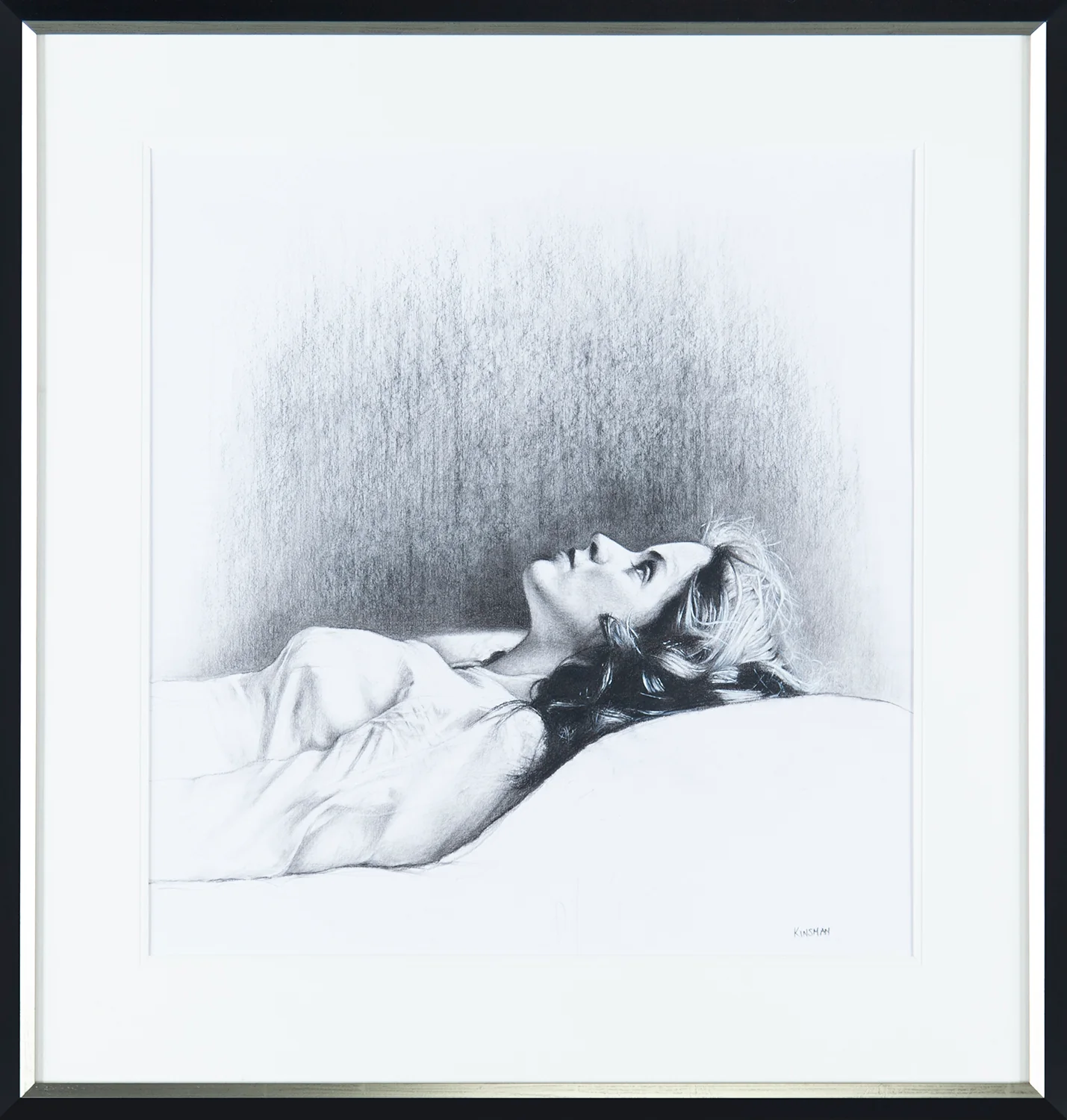 Emma Lying On A Bed (Drawing) - Image 3