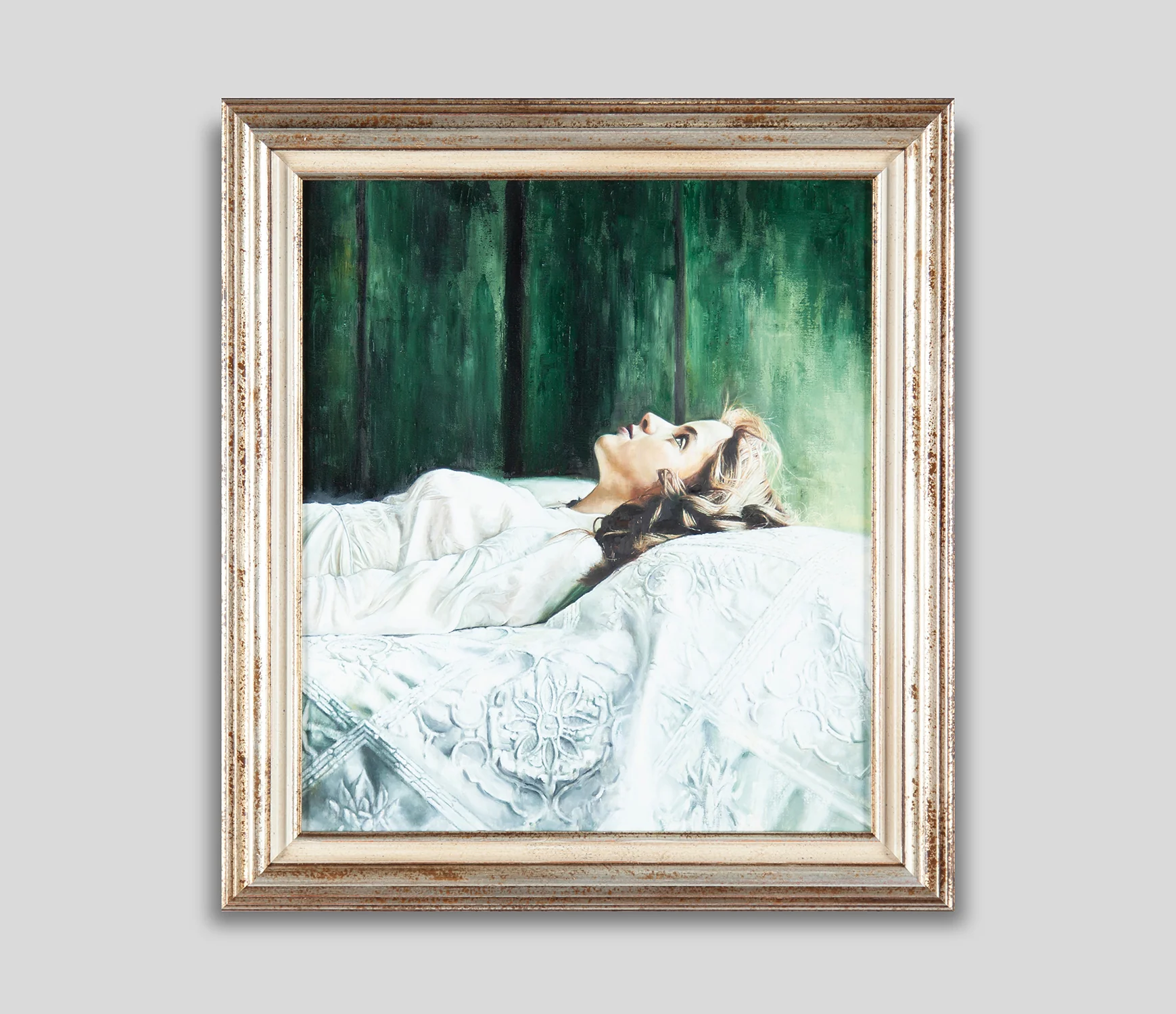 Portrait Of Emma Lying On A Bed I