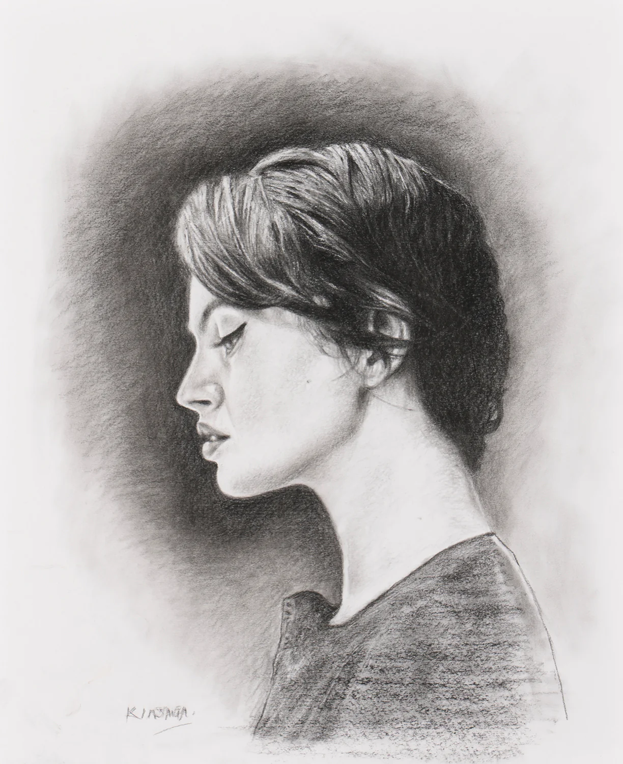 Sketch Of Sarah (Charcoal) - Image 4