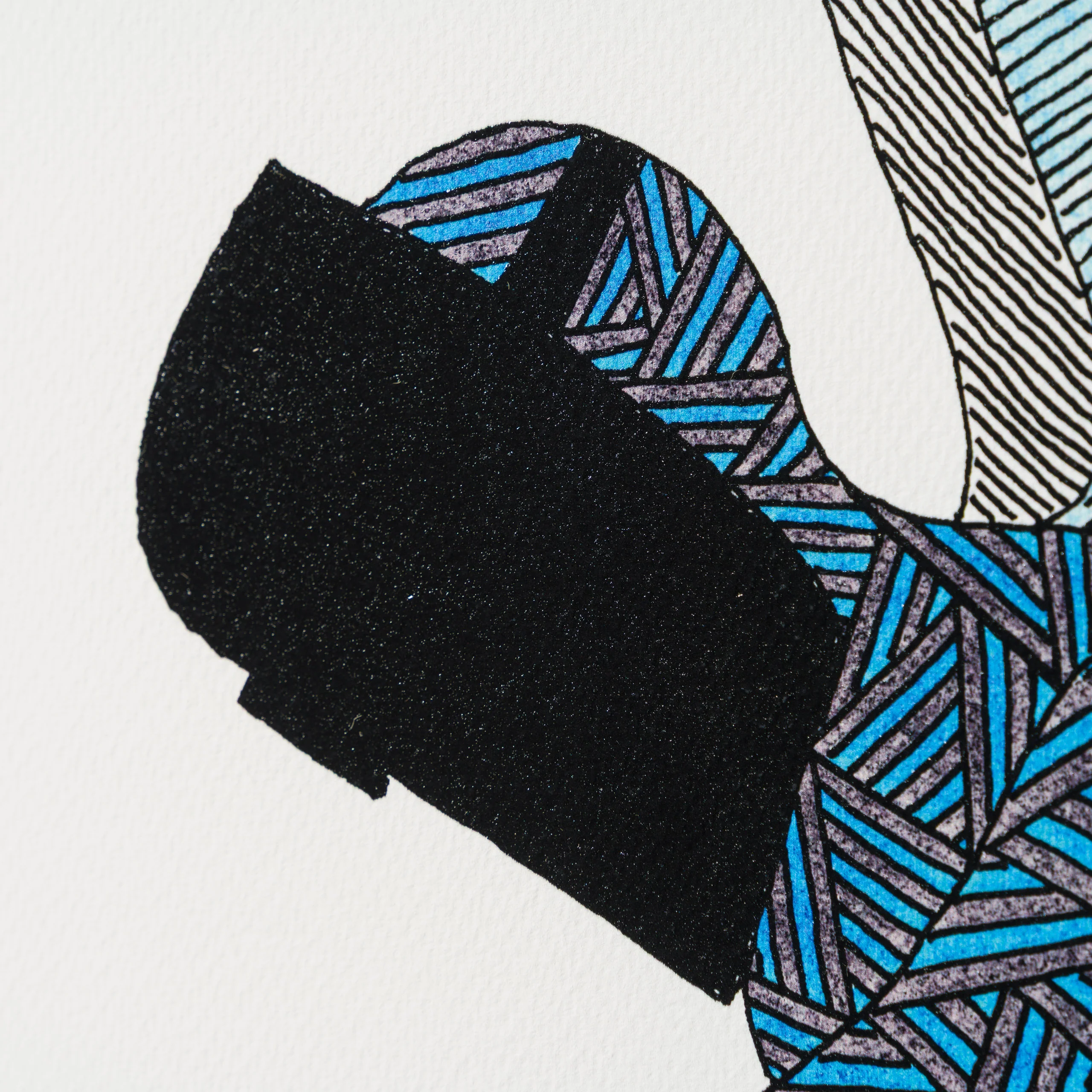 And on Monday, God Made The World | Blue Gloves | Large - Image 2