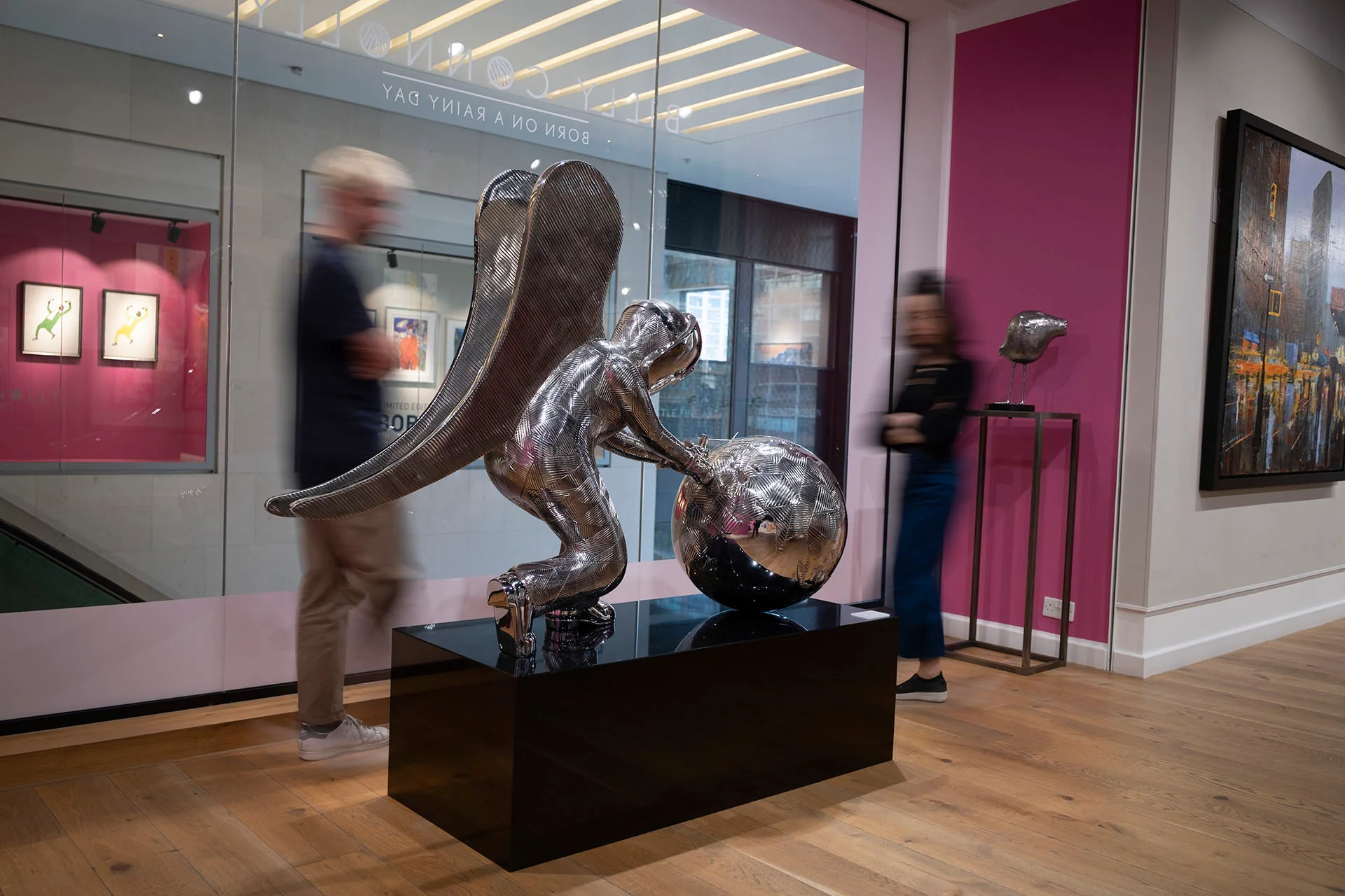 And On Monday, God Made The World (Monumental) - Stainless Steel - Image 2