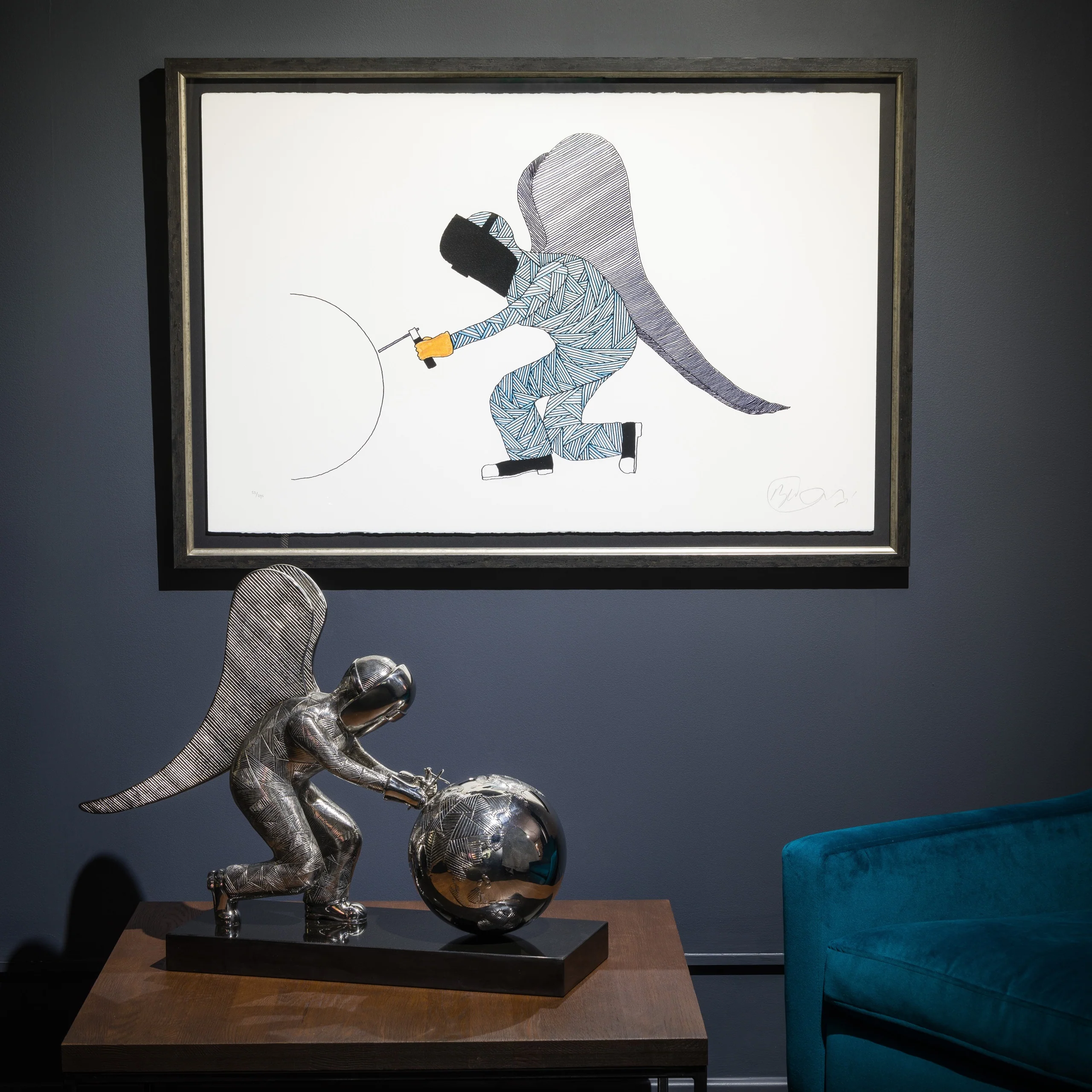 And On Monday, God Made the World | Print & Sculpture Set