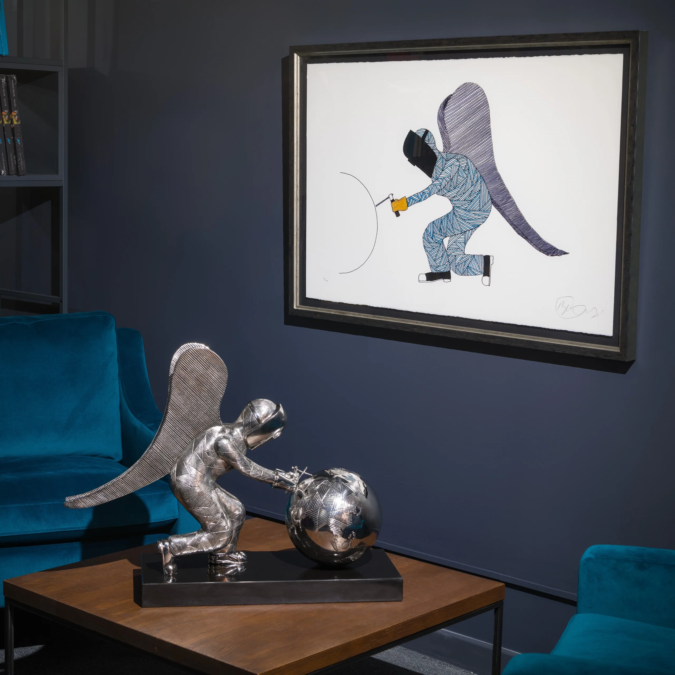 And On Monday, God Made the World | Print & Sculpture Set - Image 6