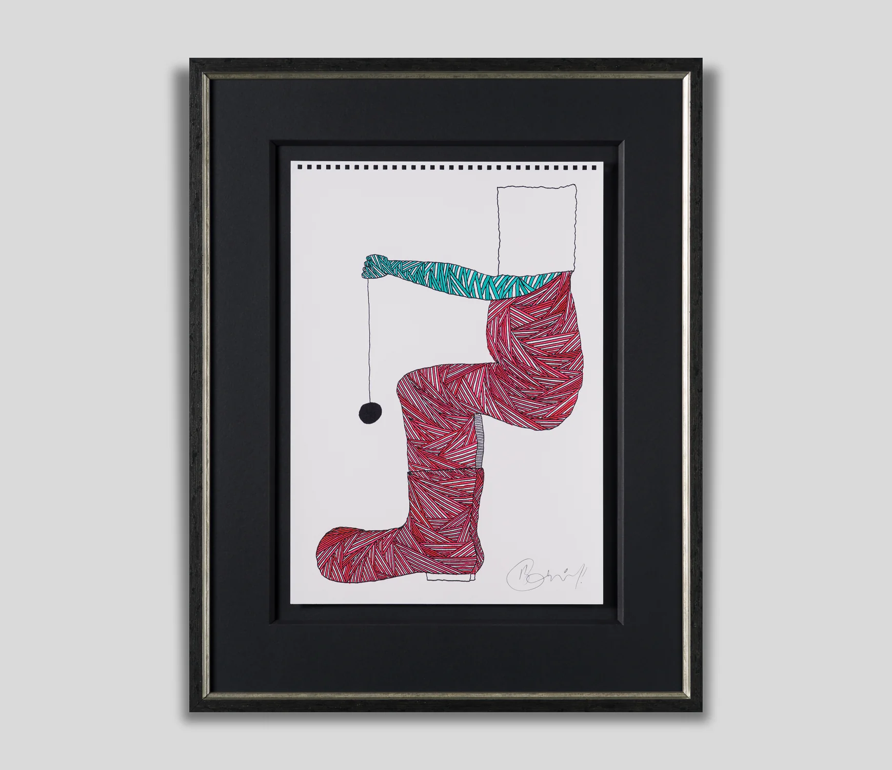 An Act Of Balance (Blue Arm)
