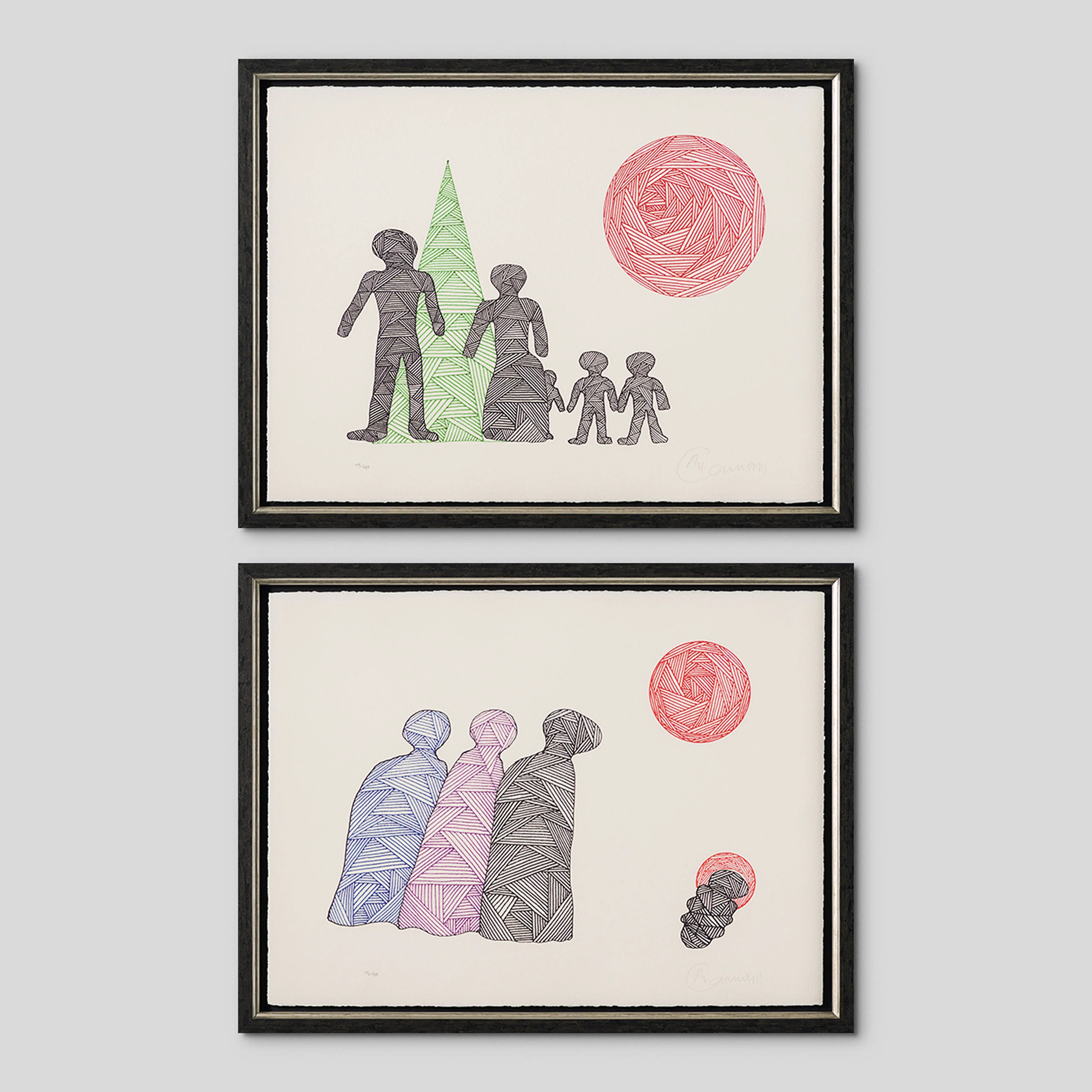 Born On A Rainy Day: Christmas 2021 | Framed Set of Two