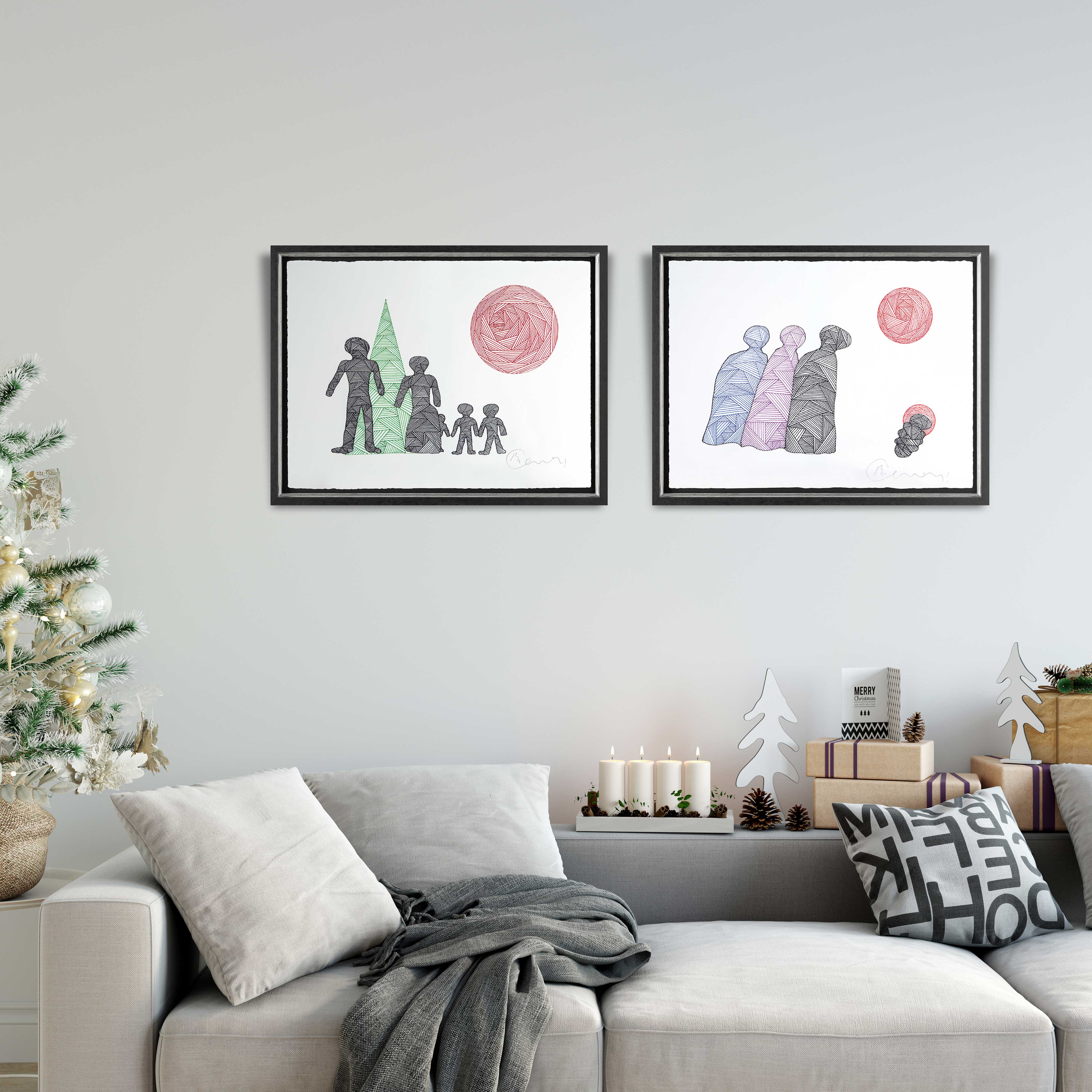 Born On A Rainy Day: Christmas 2021 | Framed Set of Two - Image 8