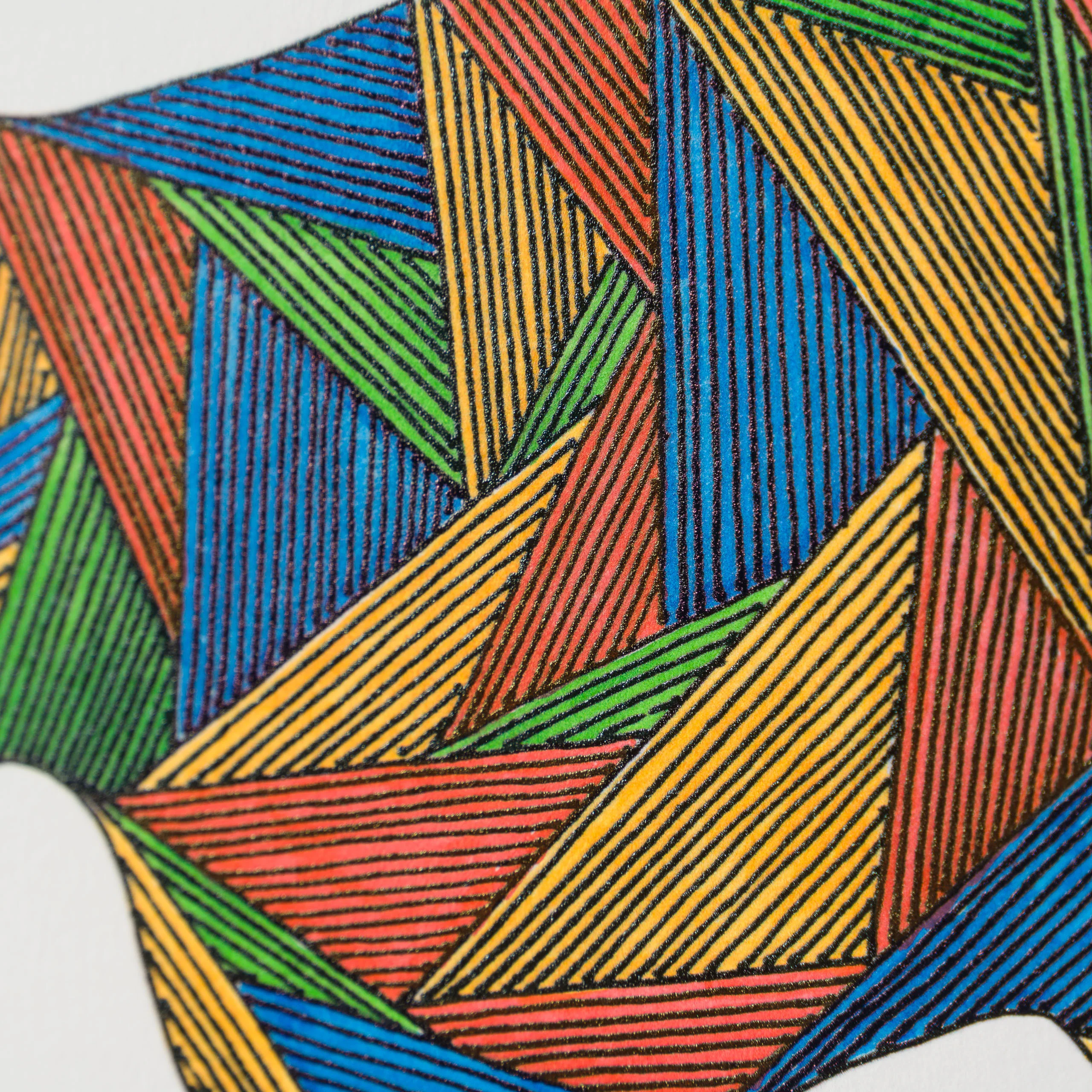 Drunk Donkey (Coloured Triangles) - Image 3