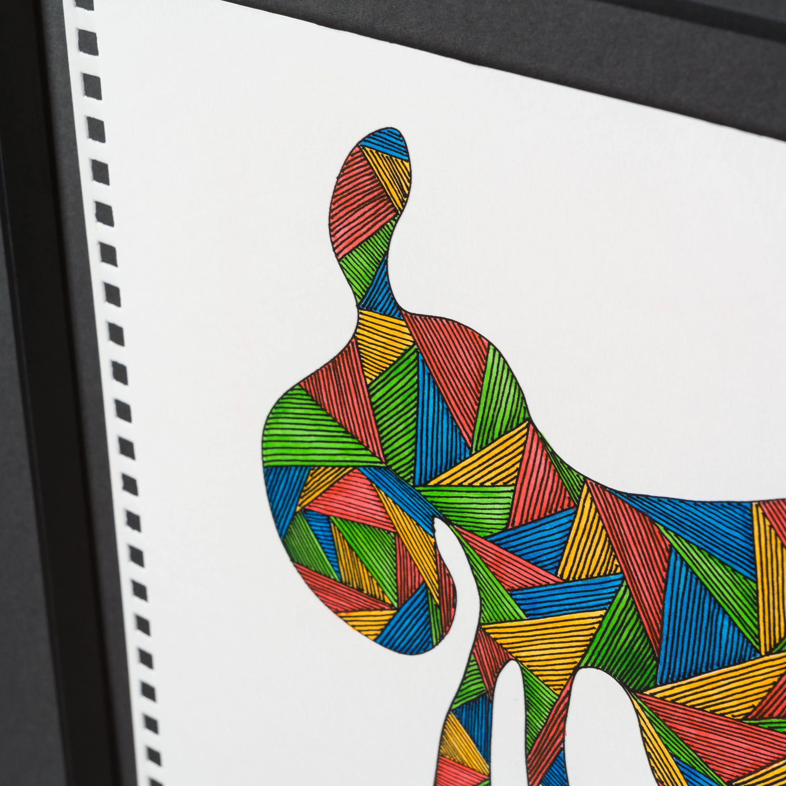Drunk Donkey (Coloured Triangles) - Image 4
