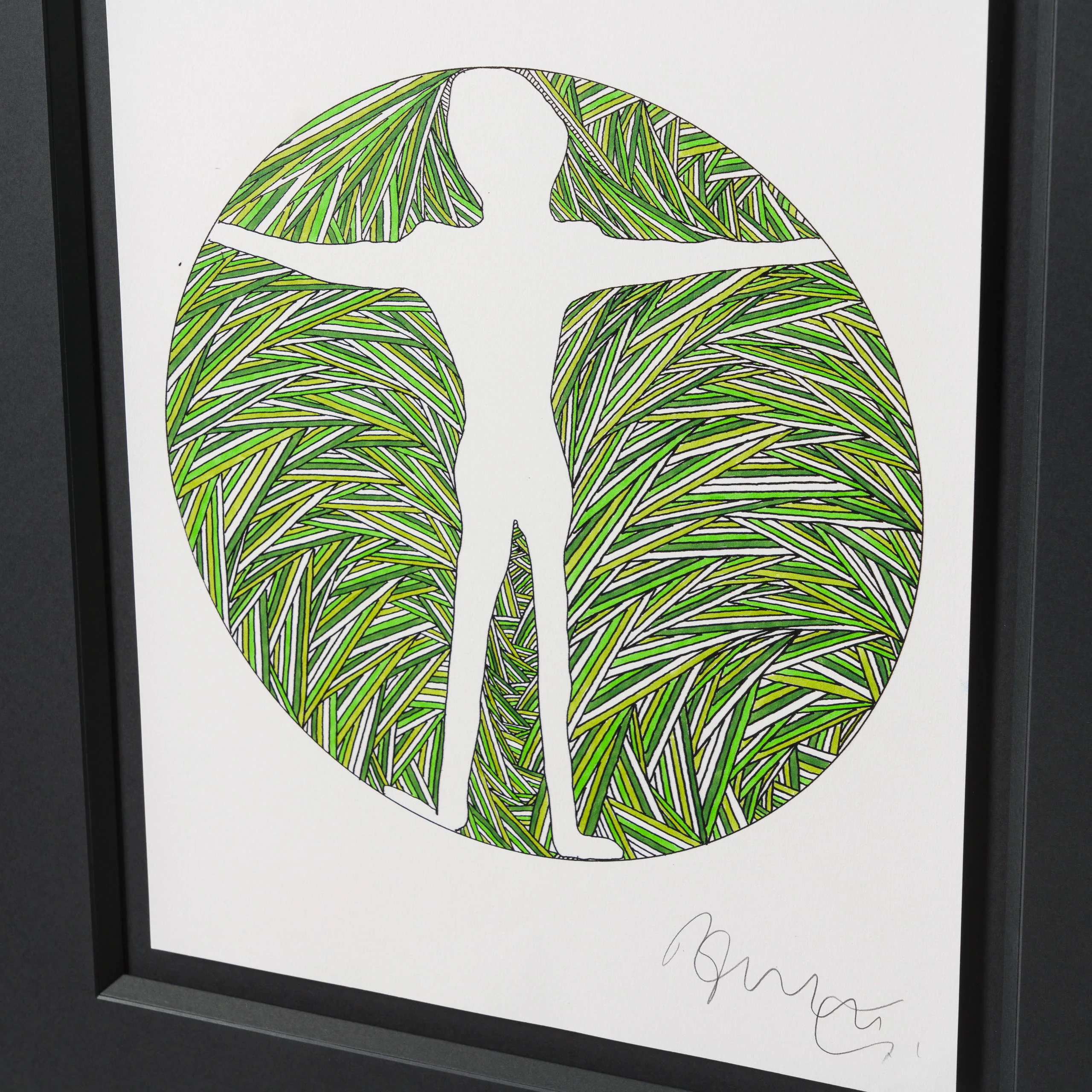 Man In The Long Grass (Green) - Image 6