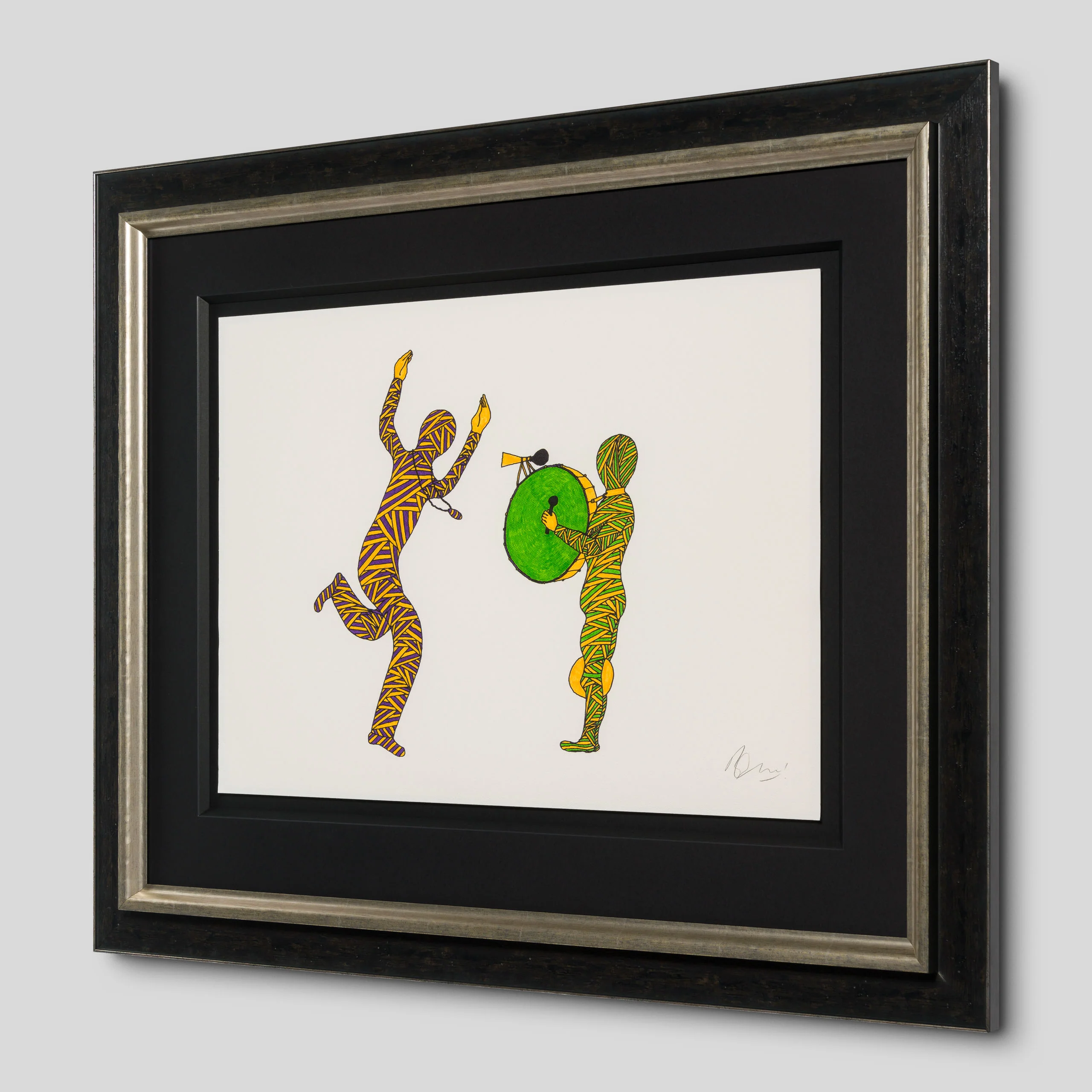 One Man's Band (Yellow, Purple & Green) - Image 2