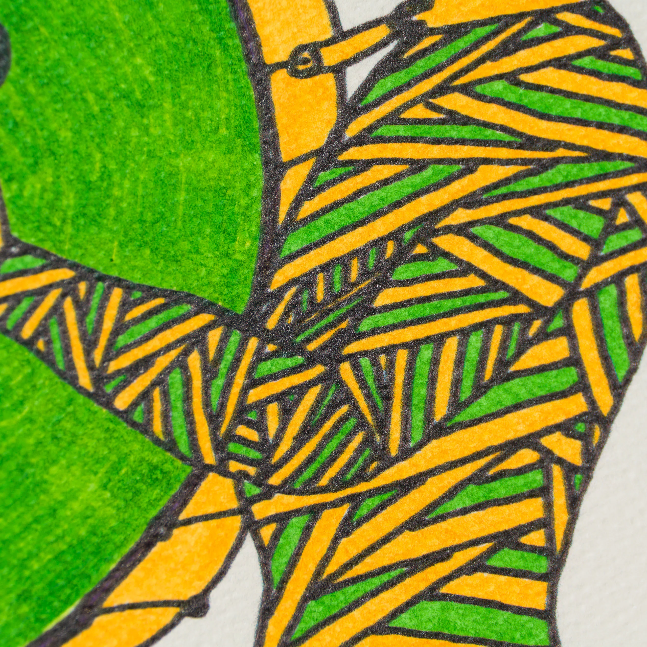 One Man's Band (Yellow, Purple & Green) - Image 3