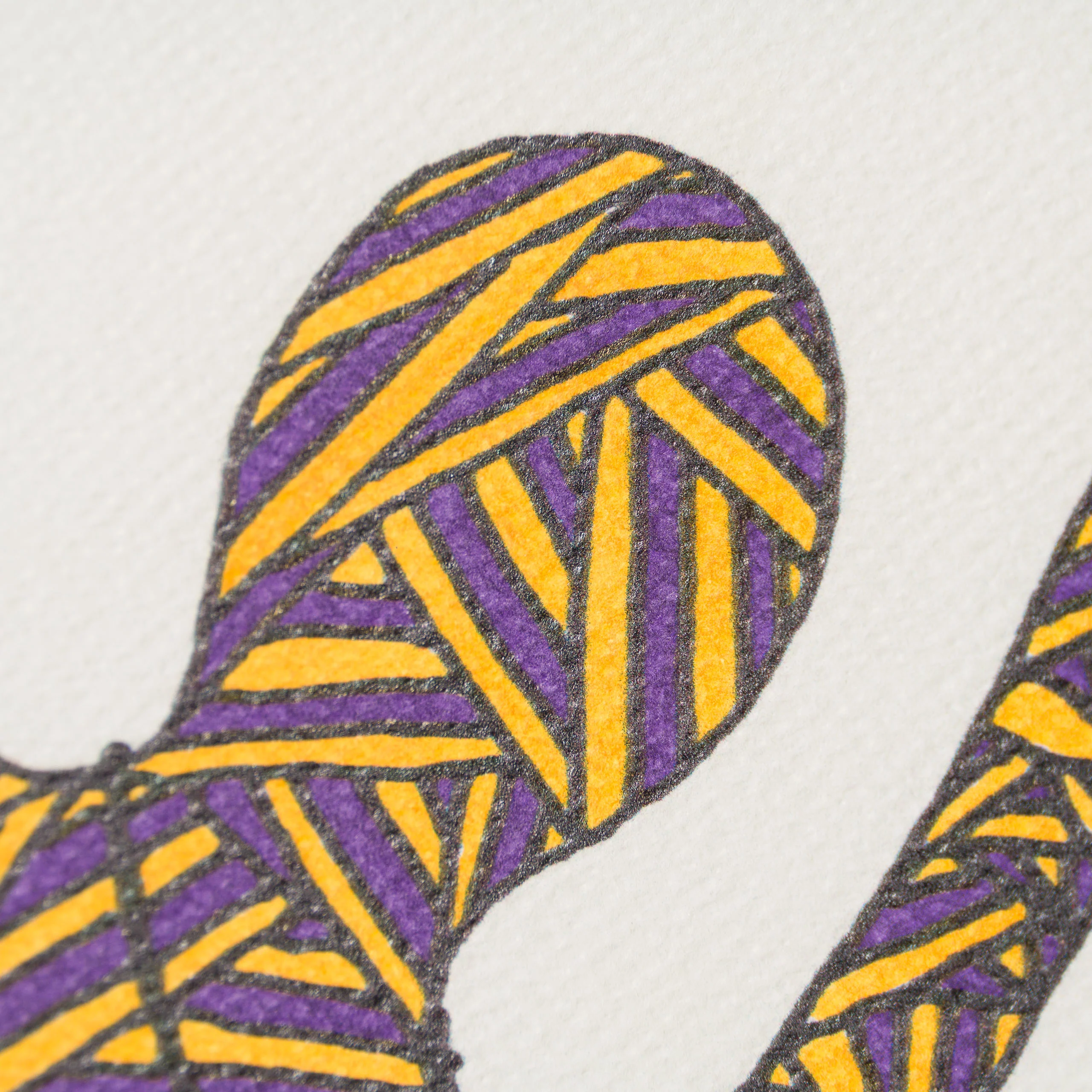 One Man's Band (Yellow, Purple & Green) - Image 4