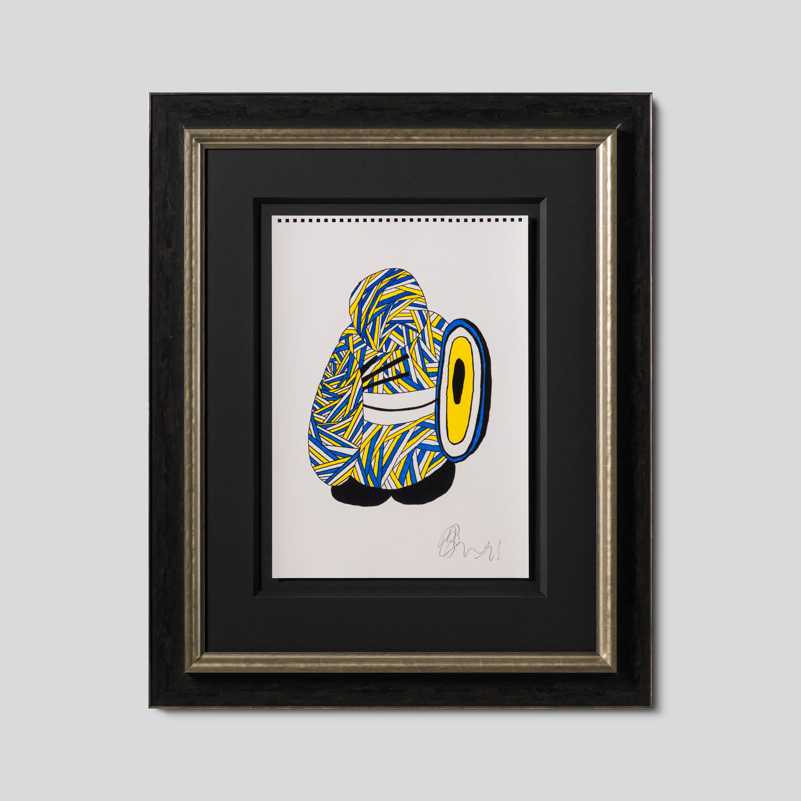Rebel Without A Sword (Yellow & Blue)