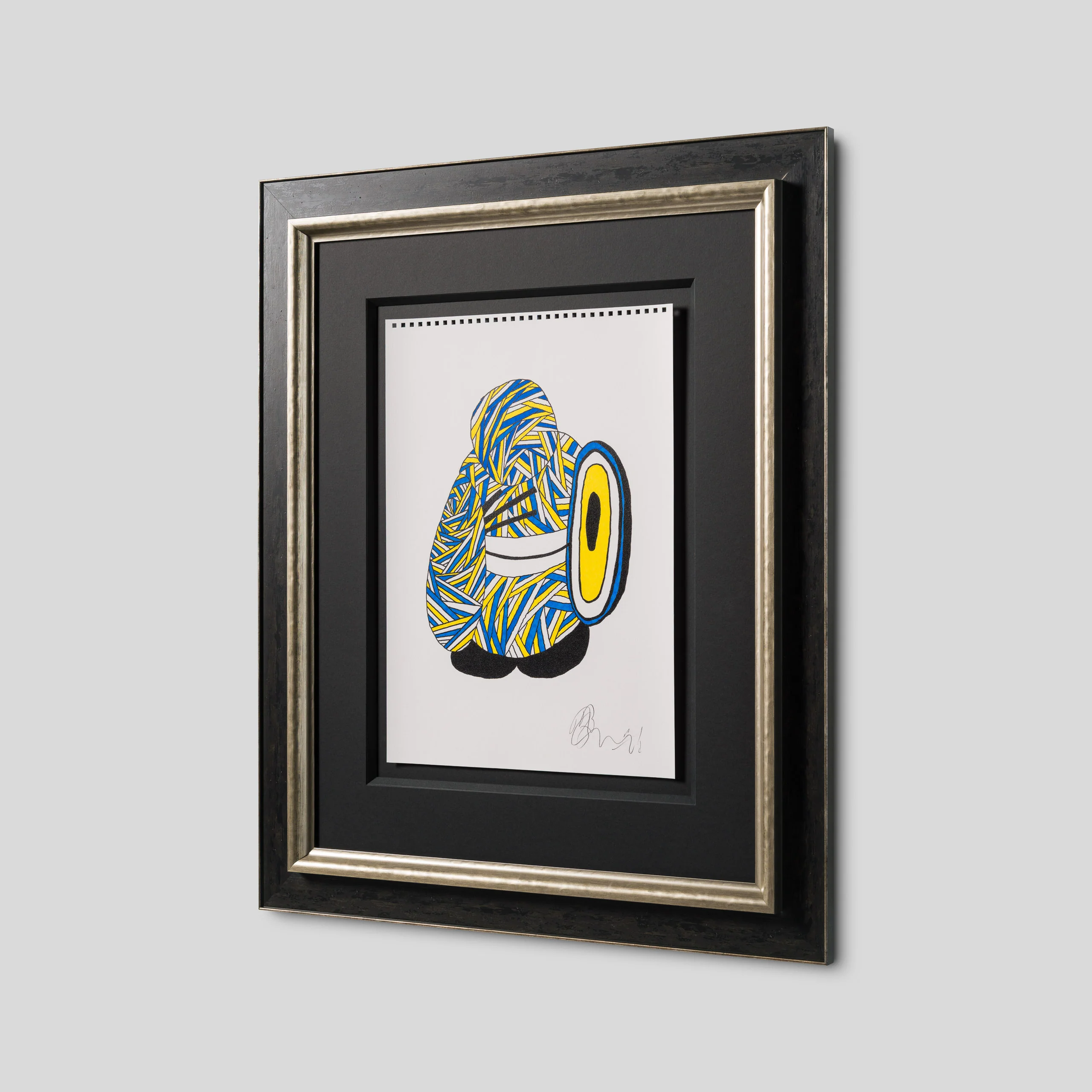 Rebel Without A Sword (Yellow & Blue) - Image 2