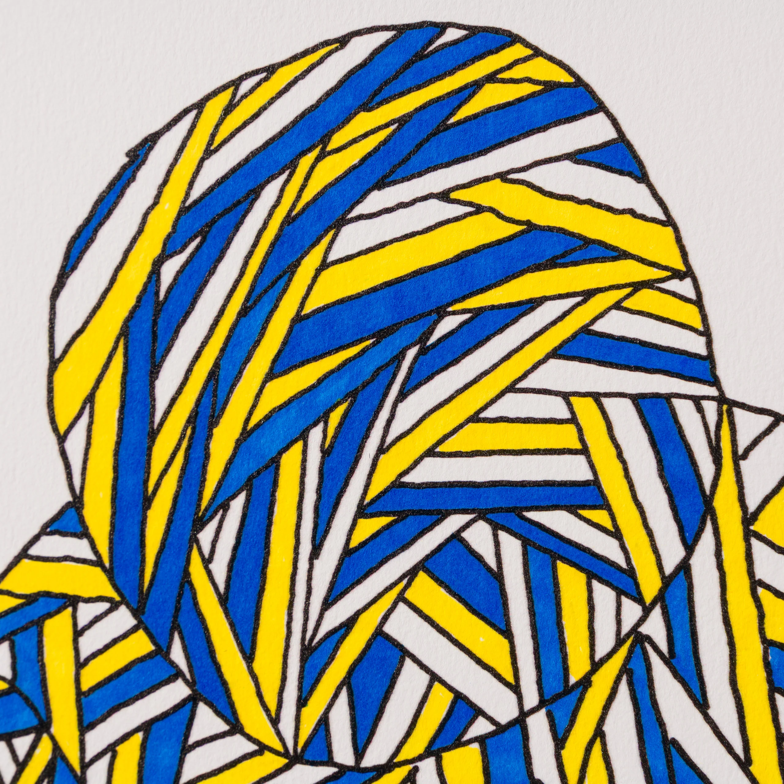 Rebel Without A Sword (Yellow & Blue) - Image 3