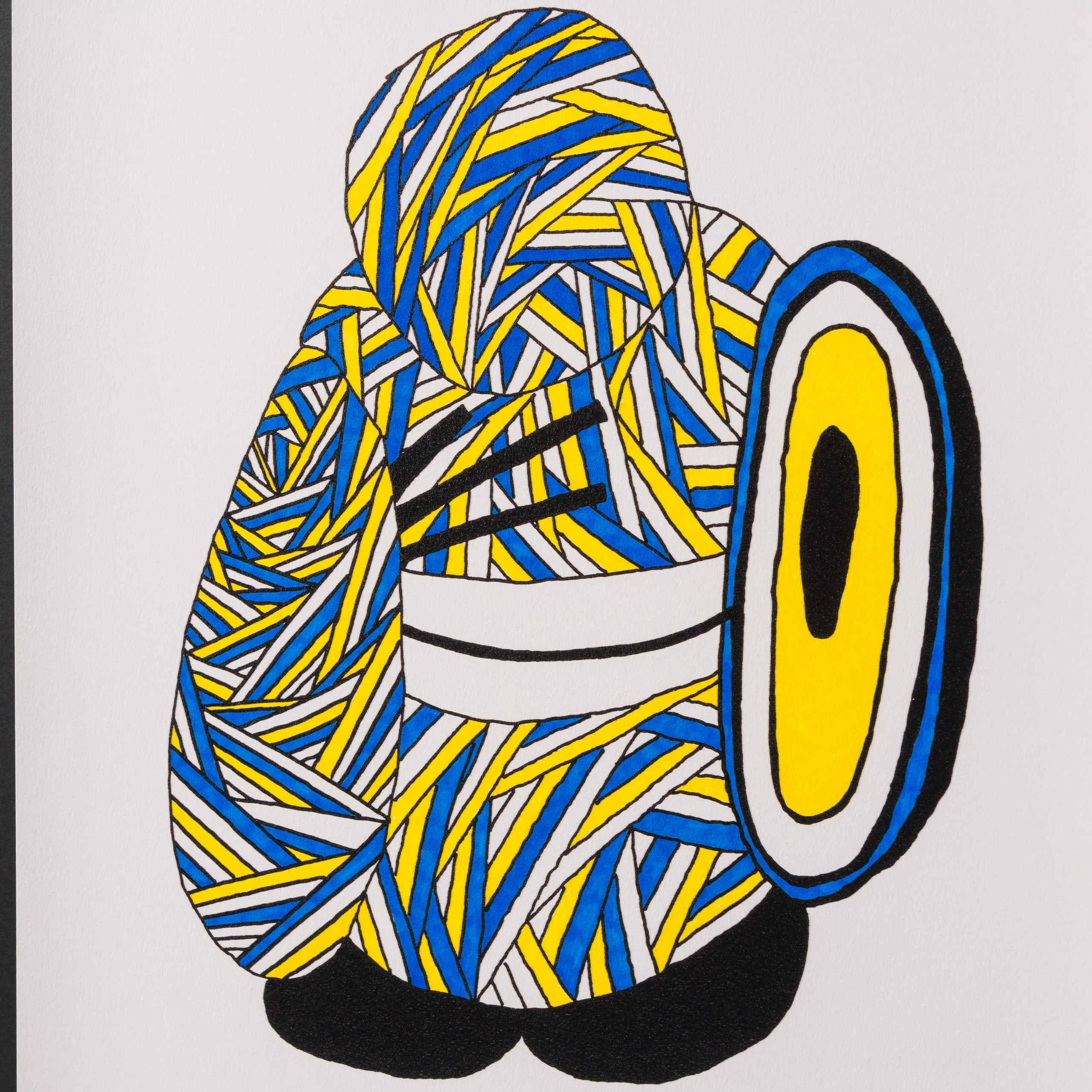 Rebel Without A Sword (Yellow & Blue) - Image 6