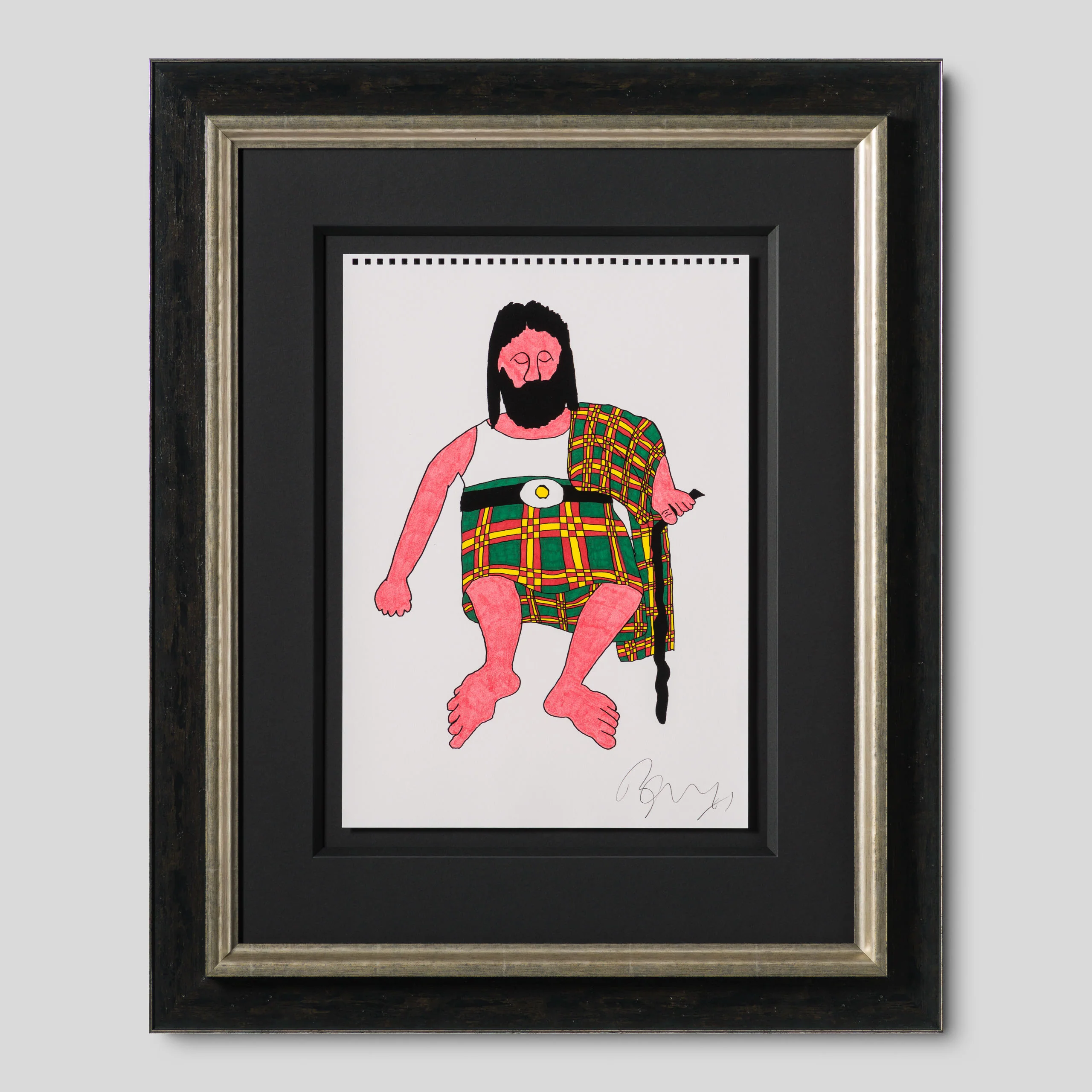 Sunburned (Green, Red & Yellow Kilt)