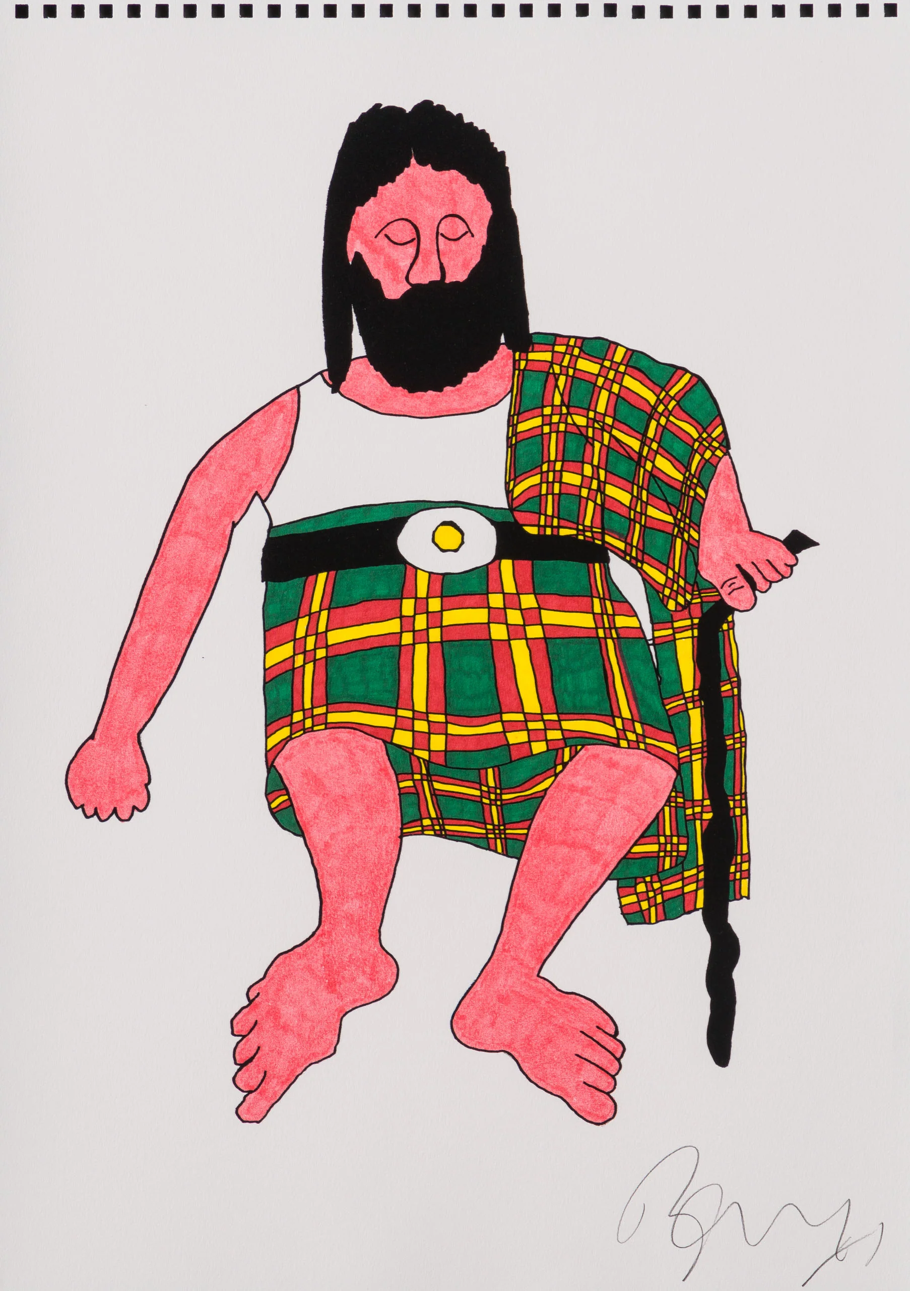 Sunburned (Green, Red & Yellow Kilt) - Image 7