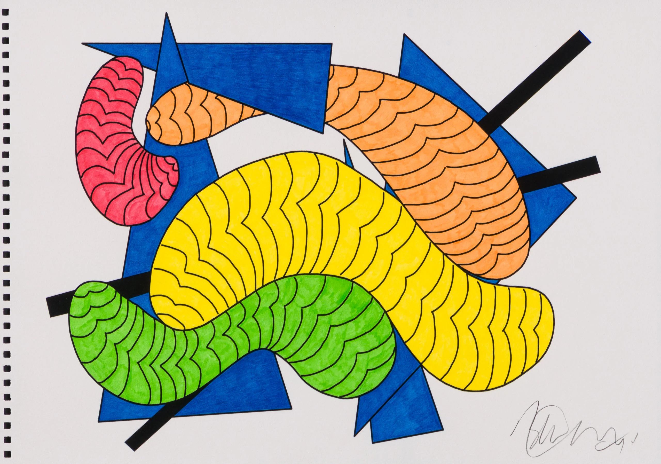 The Secret Life of Geometry (Blue Triangles) - Image 7