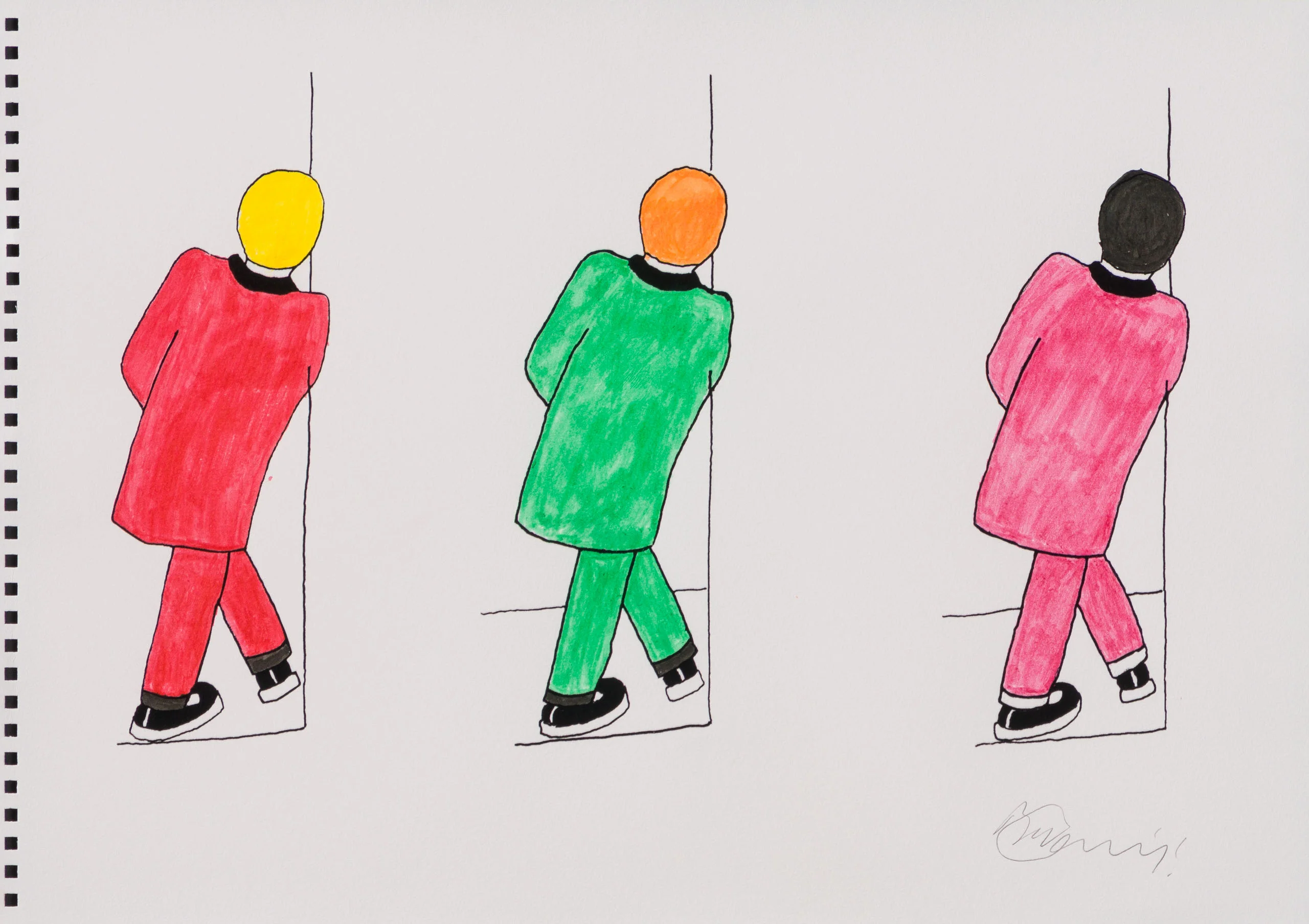 The Three Teds (Red, Green &  Pink) - Image 7
