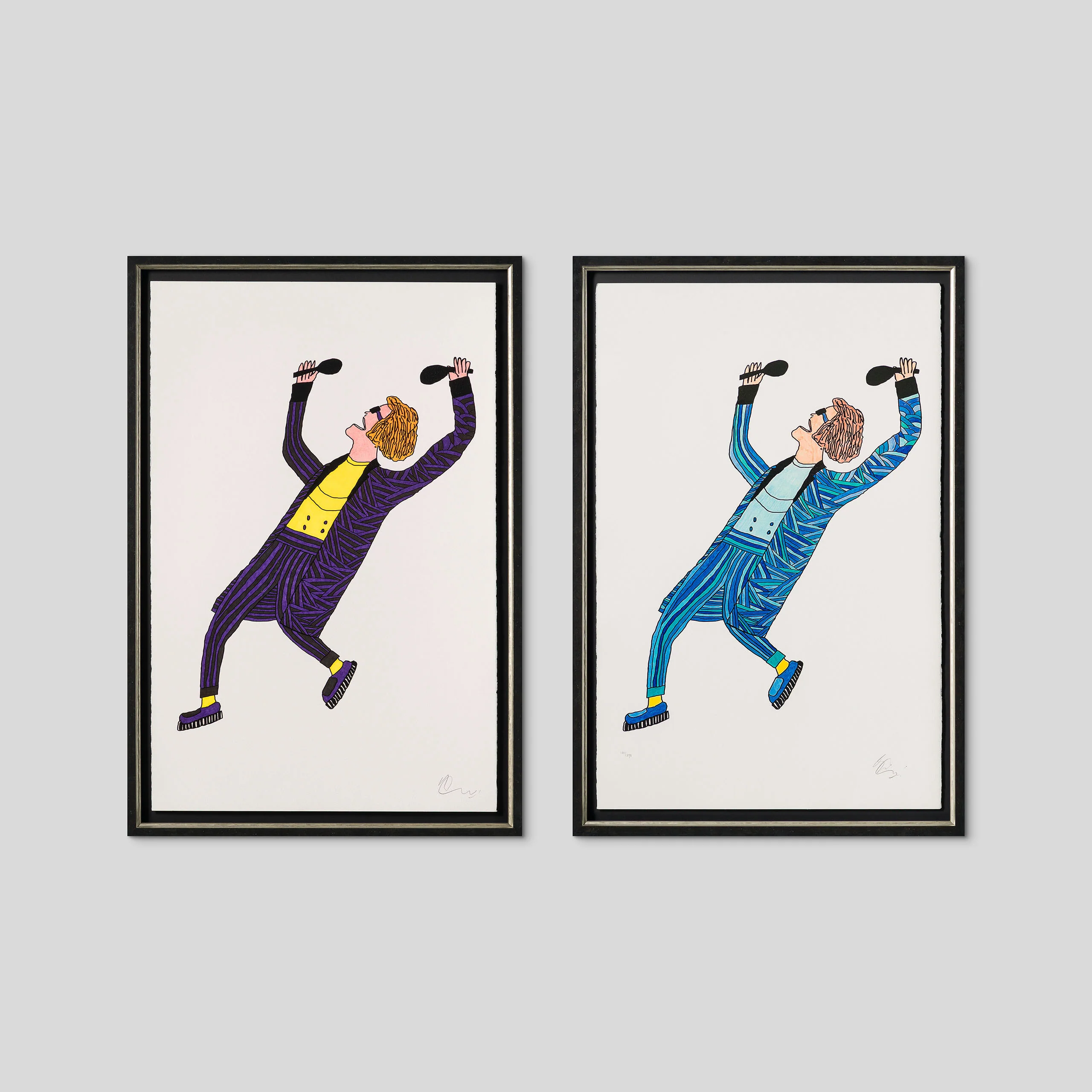 Windswept & Interesting  | Framed Set of Two