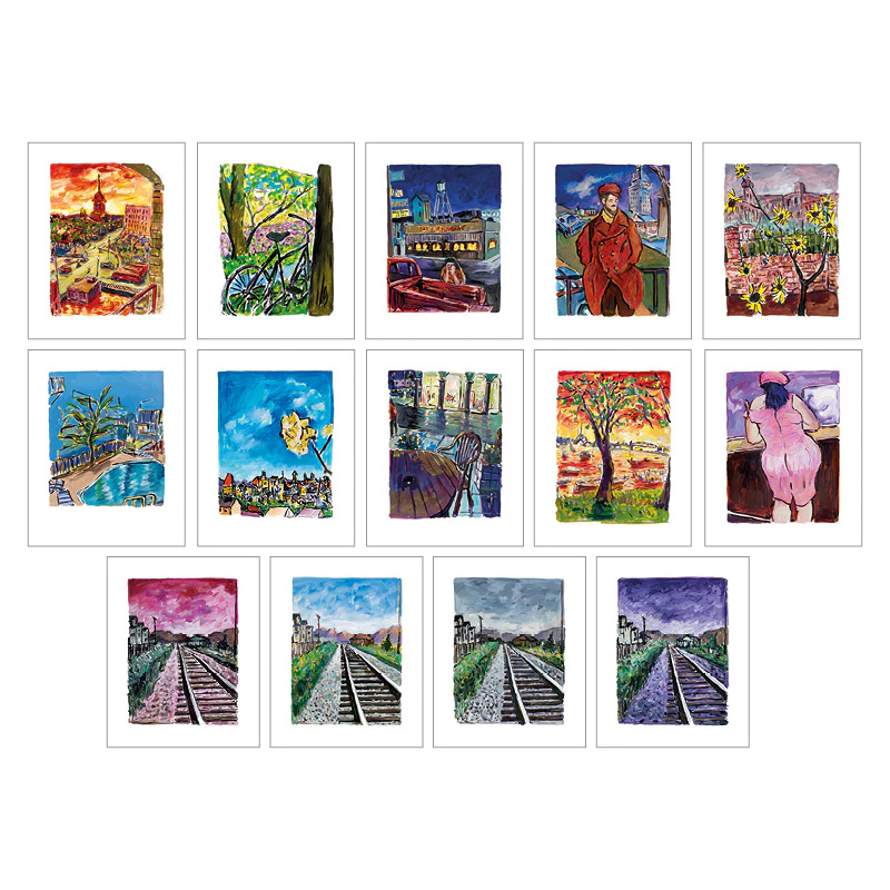 Drawn Blank Series (2018) - Set of 14 ( Framed)
