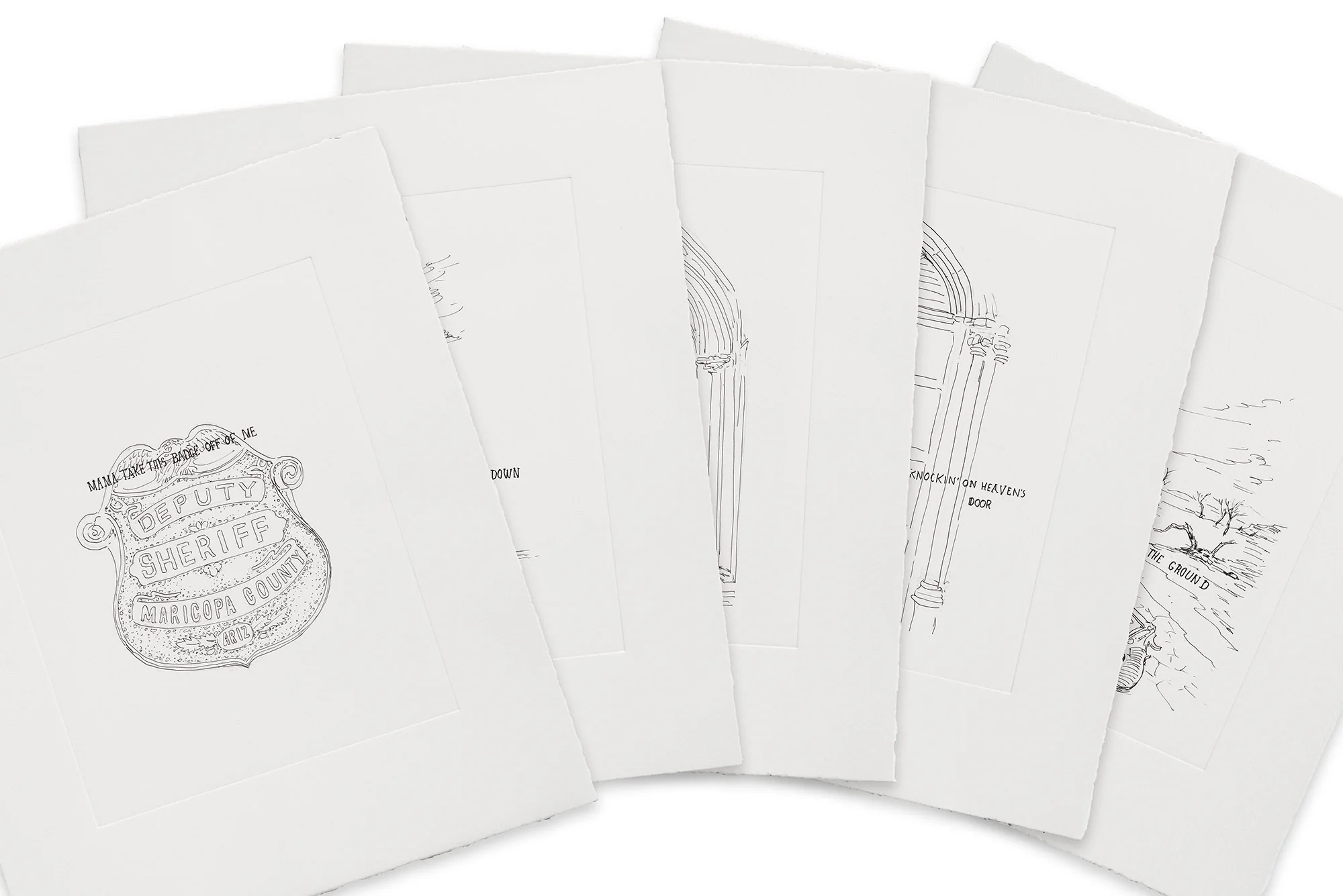 Mondo Scripto and Knockin' On Heaven's Door Unframed Portfolio Sets (2018) - Image 5