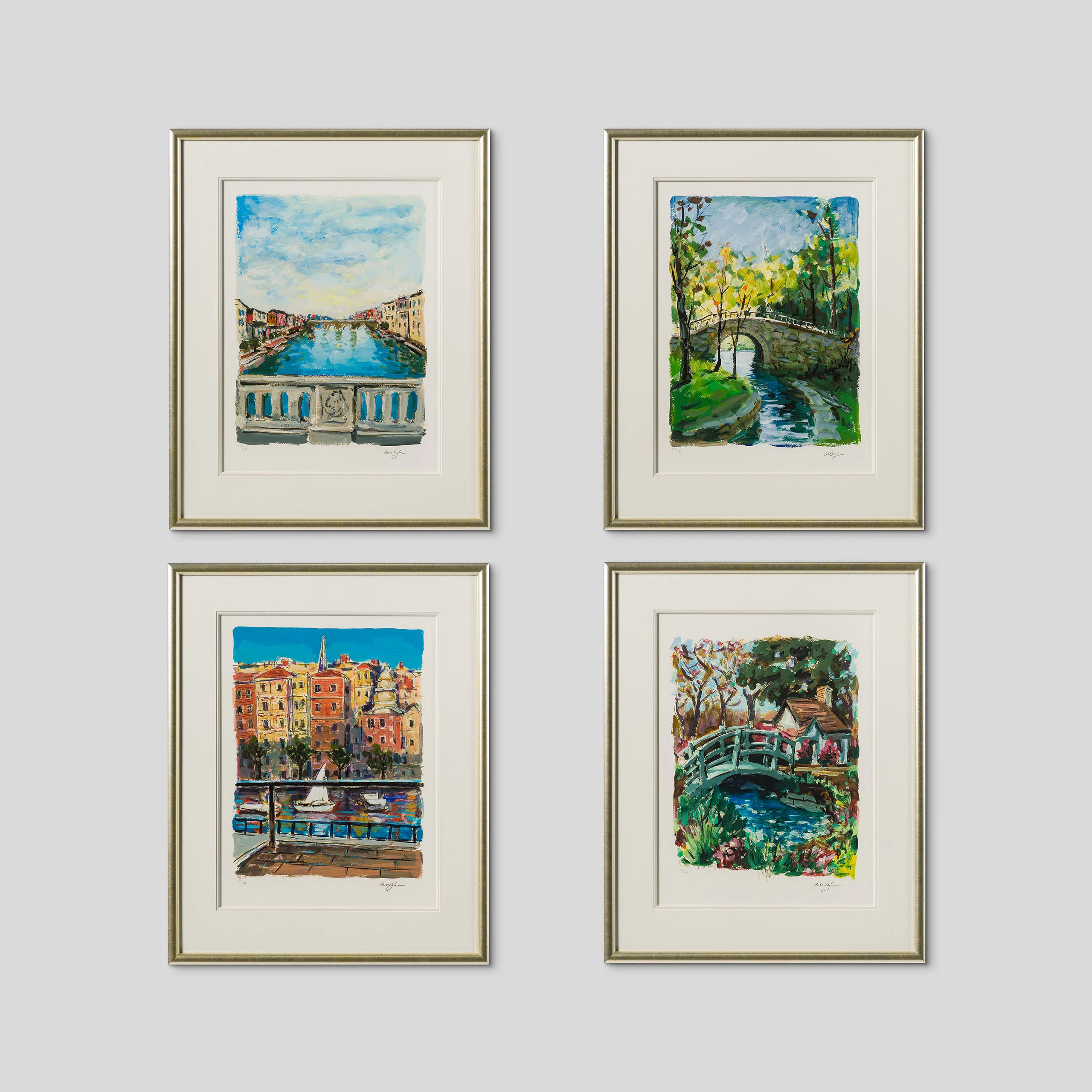 Point Blank | Framed Set of Four Landscapes