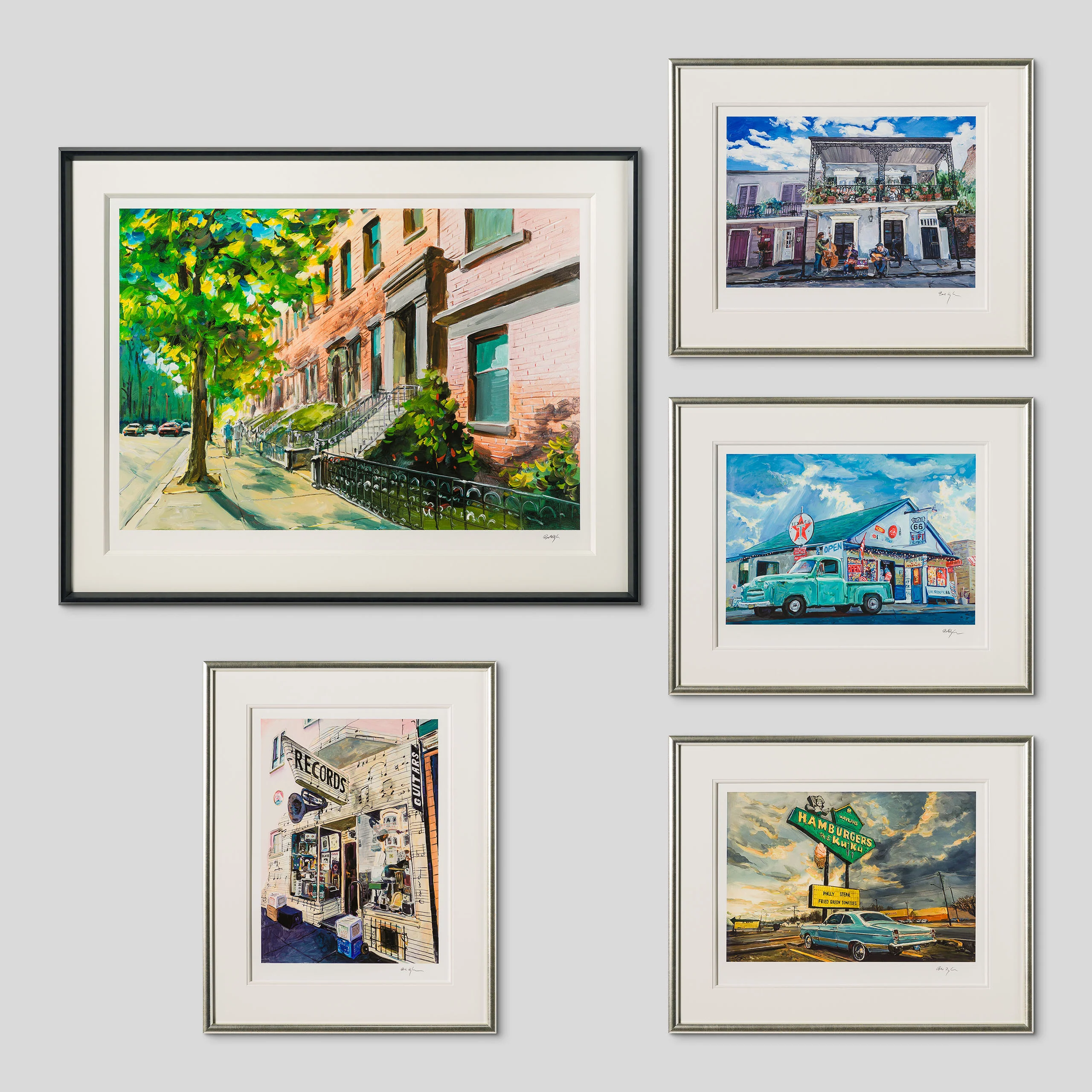The Beaten Path 2024 | Framed Set of Five