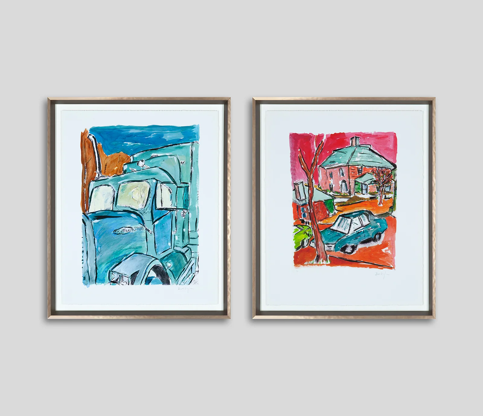 The Drawn Blank Series 2021 | Framed Set of Two