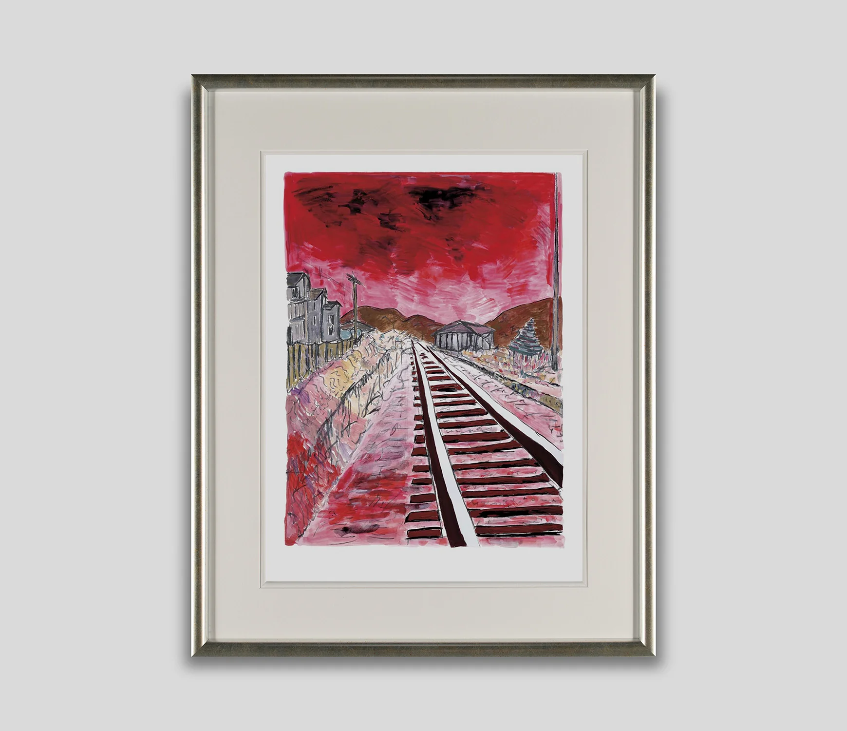 Train Tracks 2010 | Framed Set of Four