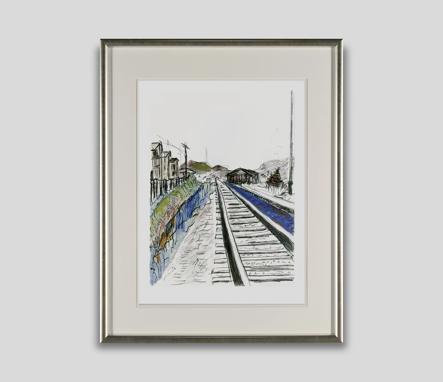 Train Tracks 2010 | Framed Set of Four - Image 4