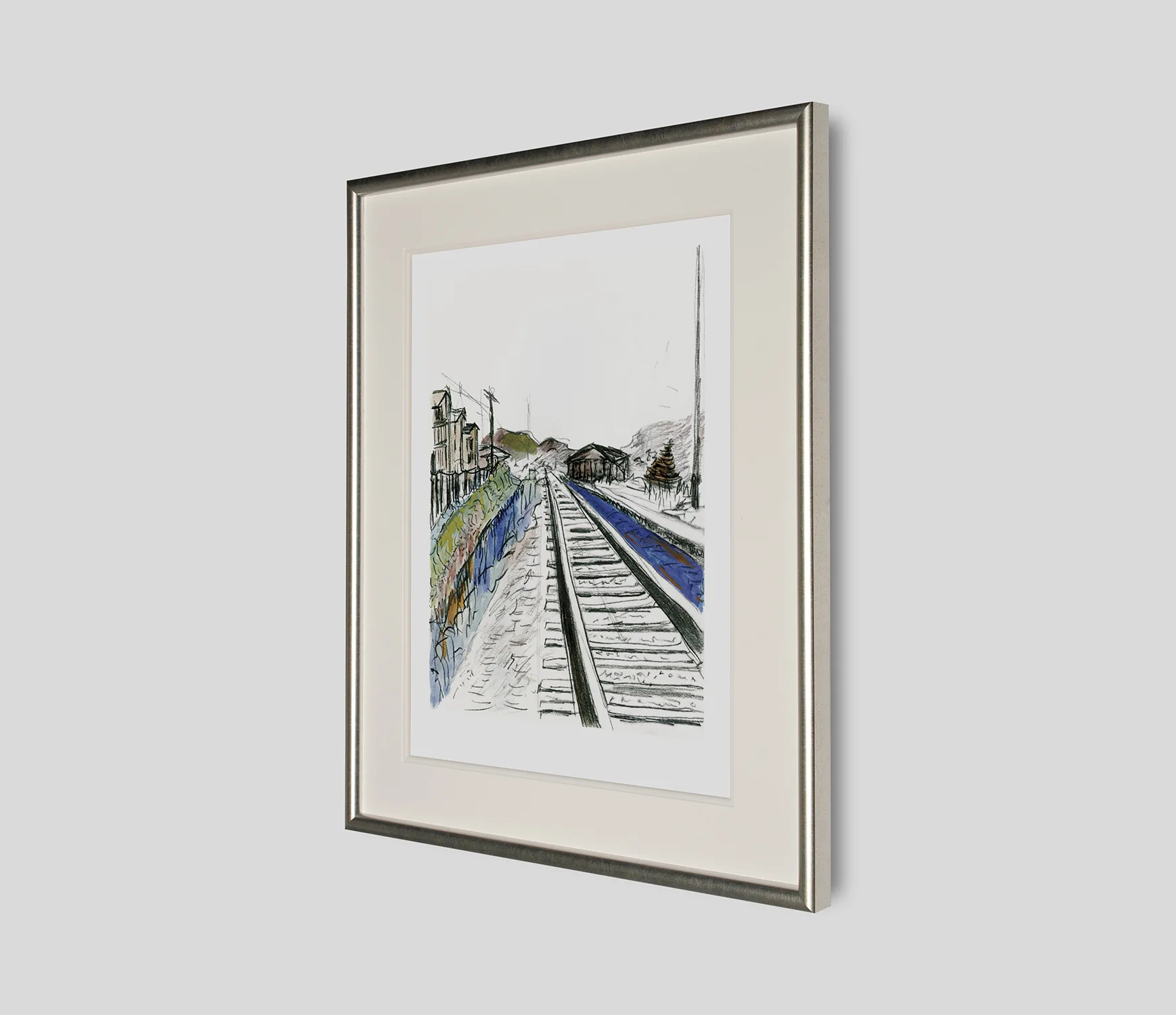 Train Tracks 2010 | Framed Set of Four - Image 5