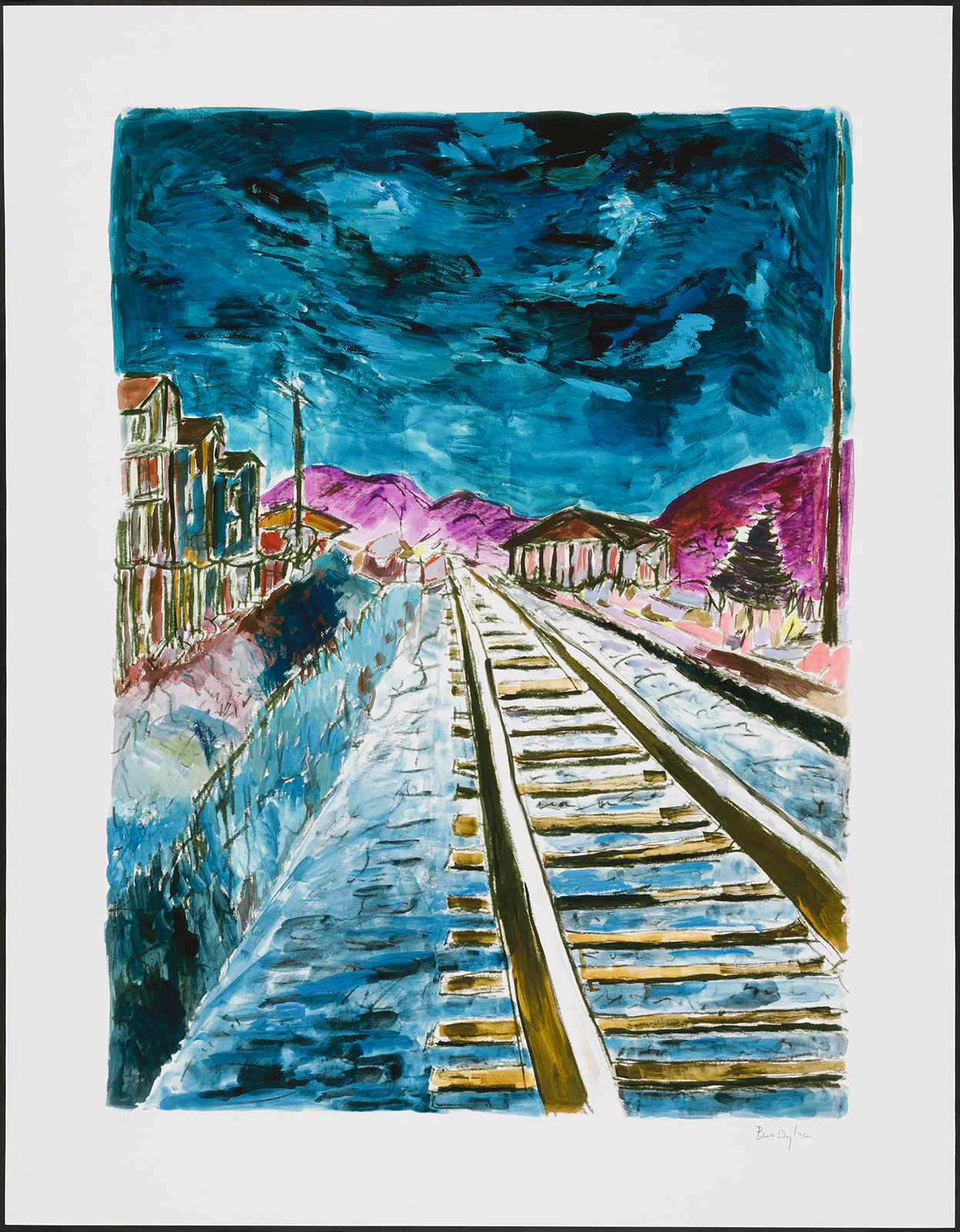 Train Tracks | Unframed Portfolio of Four Graphics (2020) - Image 3