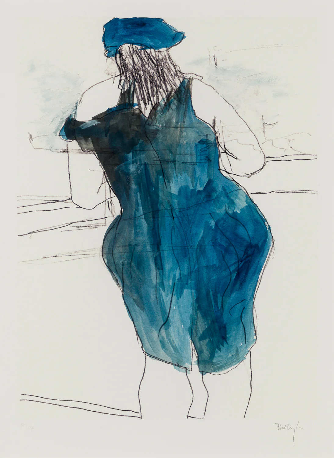 Woman In Red Lion Pub (2014) - Image 6