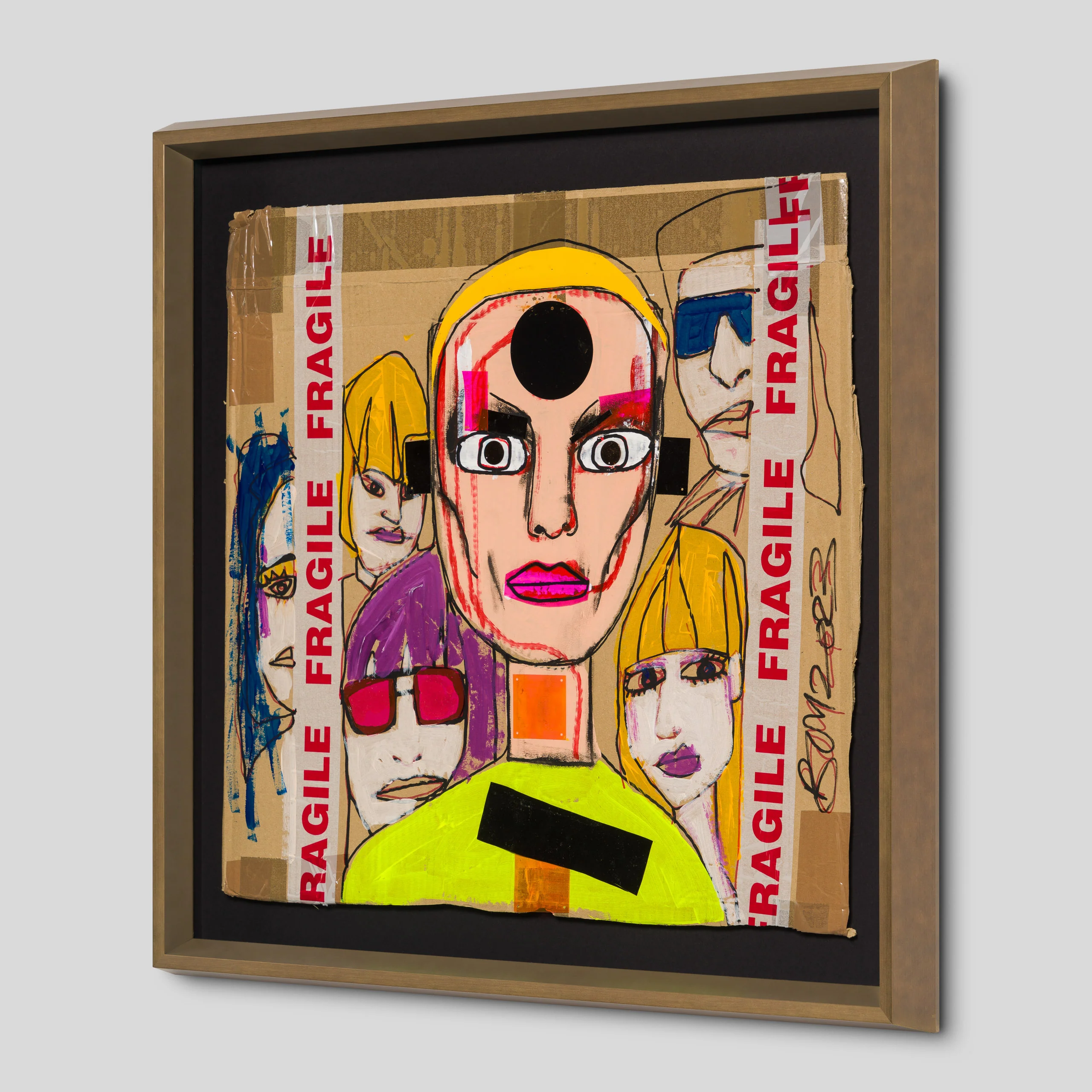 Untitled (Painting On Cardboard) - Image 2