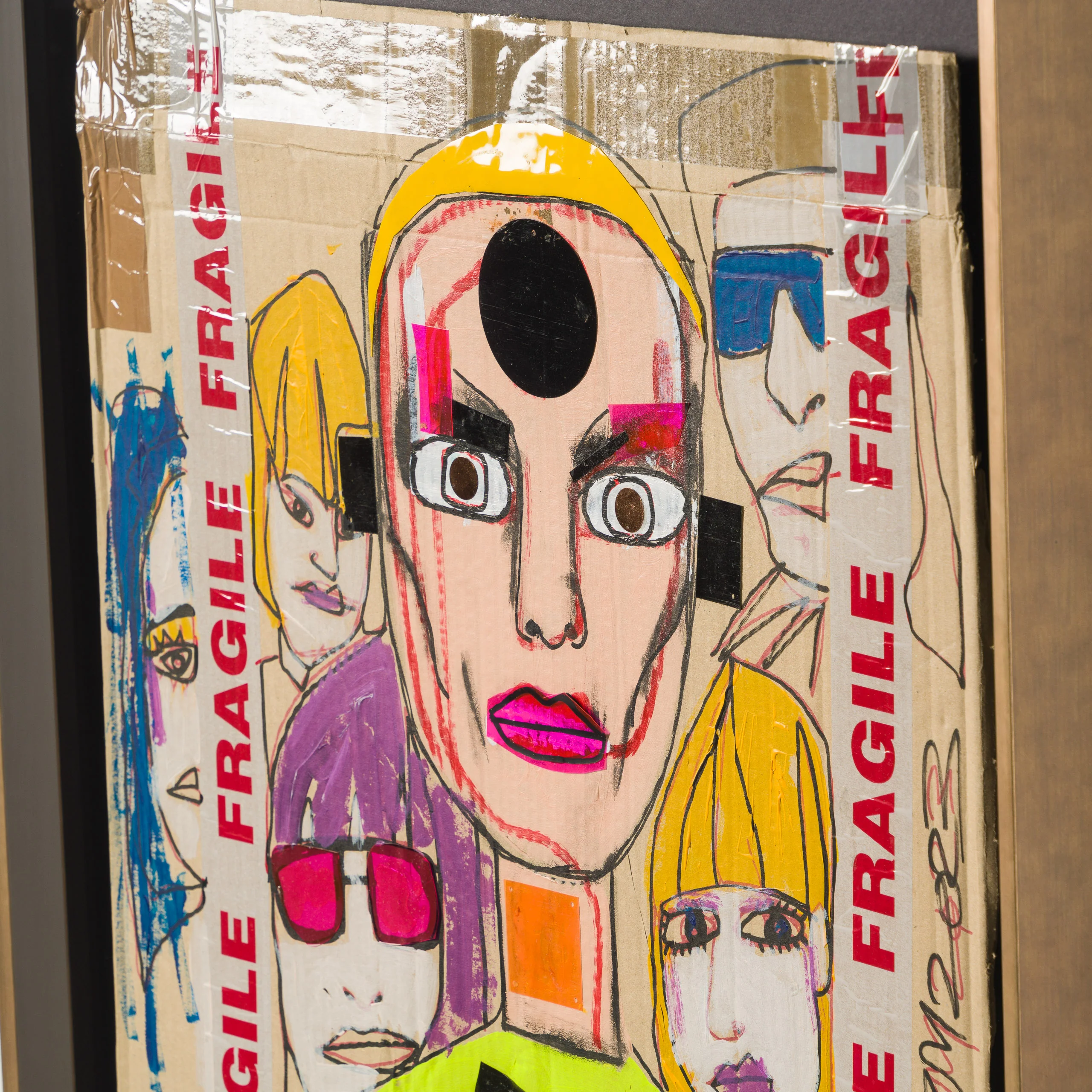 Untitled (Painting On Cardboard) - Image 3