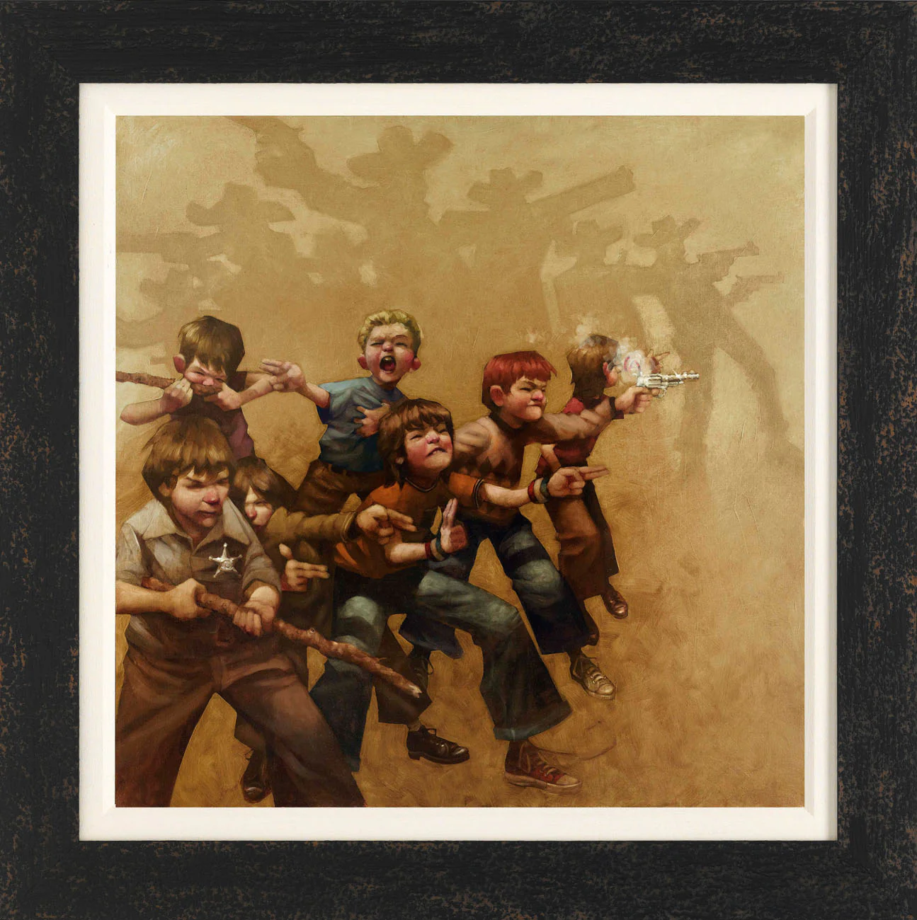 Guns of the Magnificent Seven - Canvas on Board Edition
