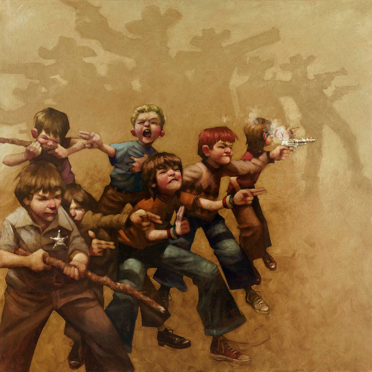 Guns of the Magnificent Seven - Canvas on Board Edition - Image 2