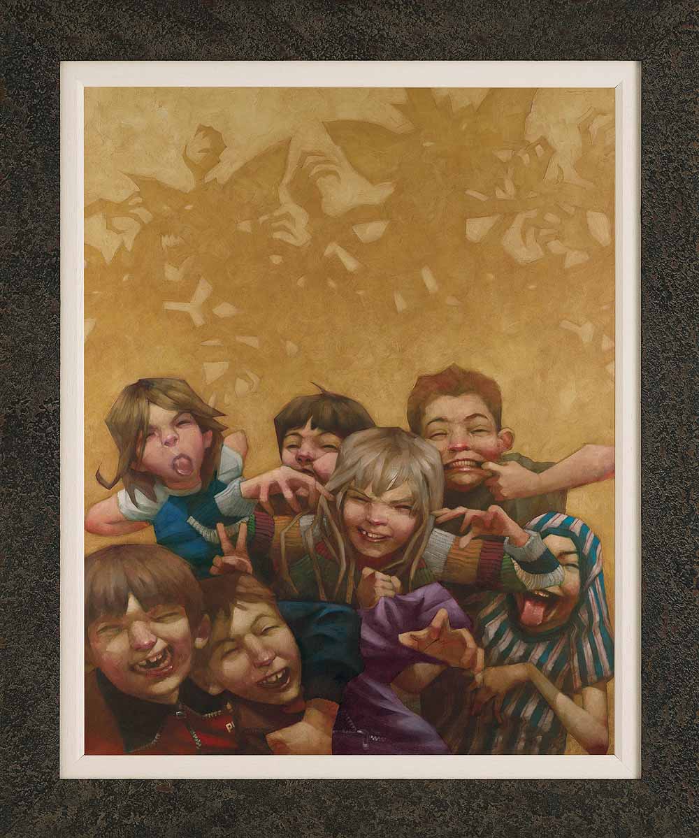 Never Feed Them After Midnight - Canvas on Board Edition
