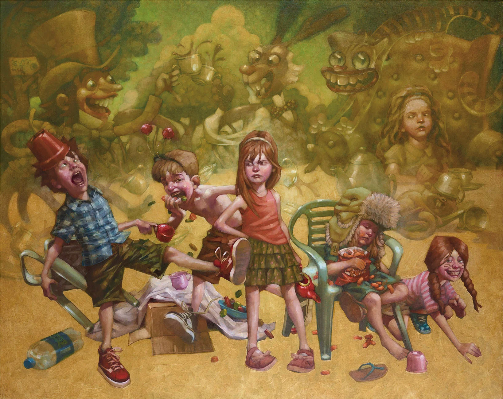We're All Mad Here, I'm Mad, You're Mad (Boxed canvas) - Image 2