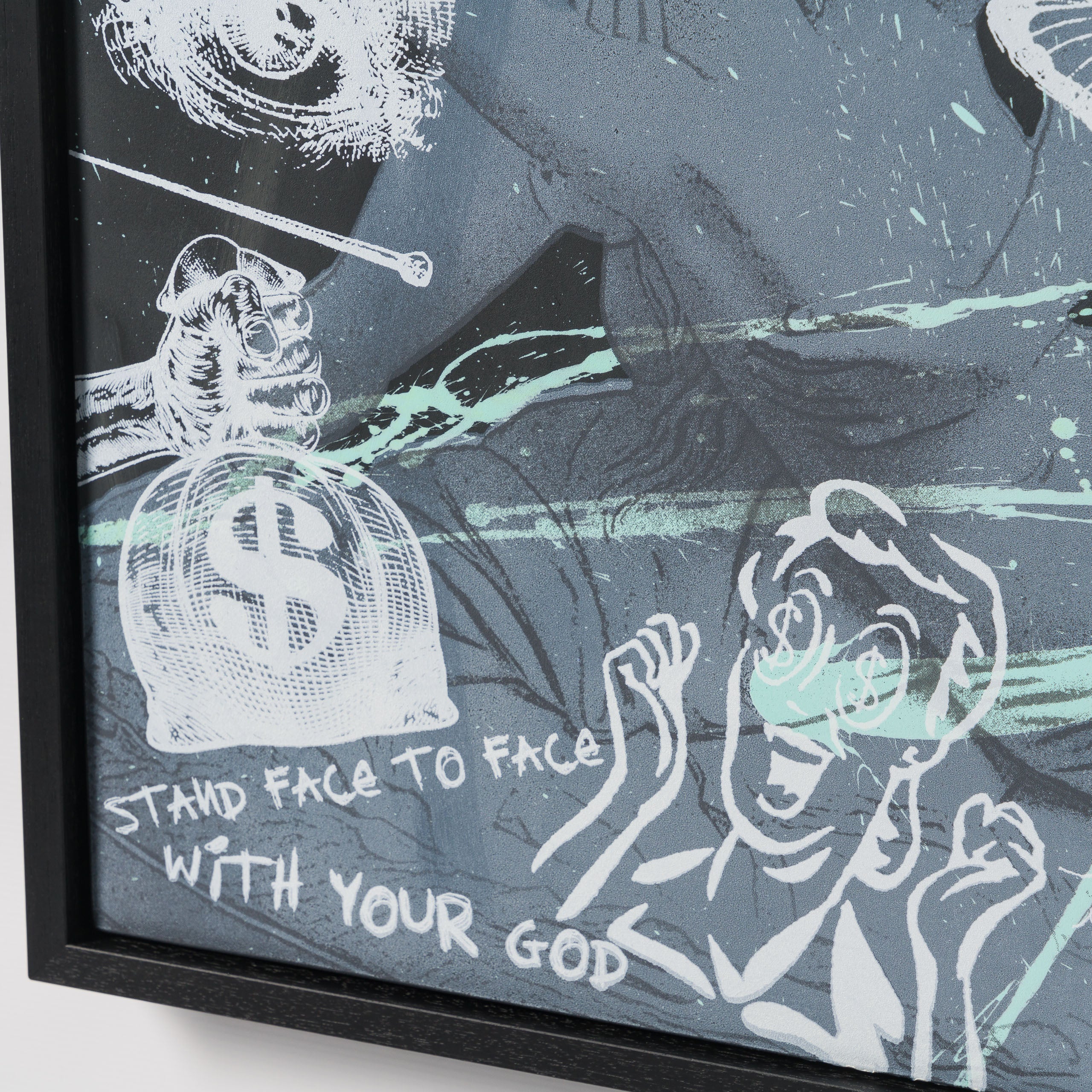 A Glimpse Of Bliss, A Taste Of Heaven (Black & Teal) - Image 3