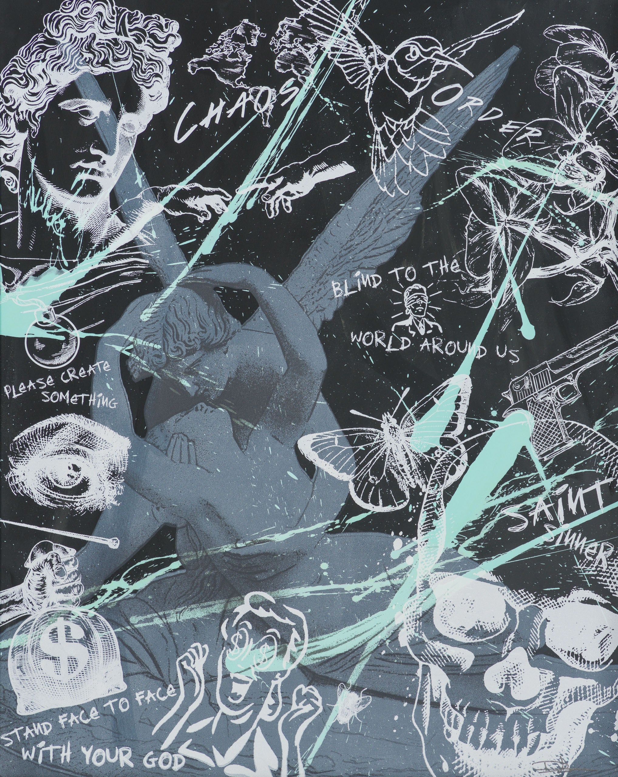 A Glimpse Of Bliss, A Taste Of Heaven (Black & Teal) - Image 8