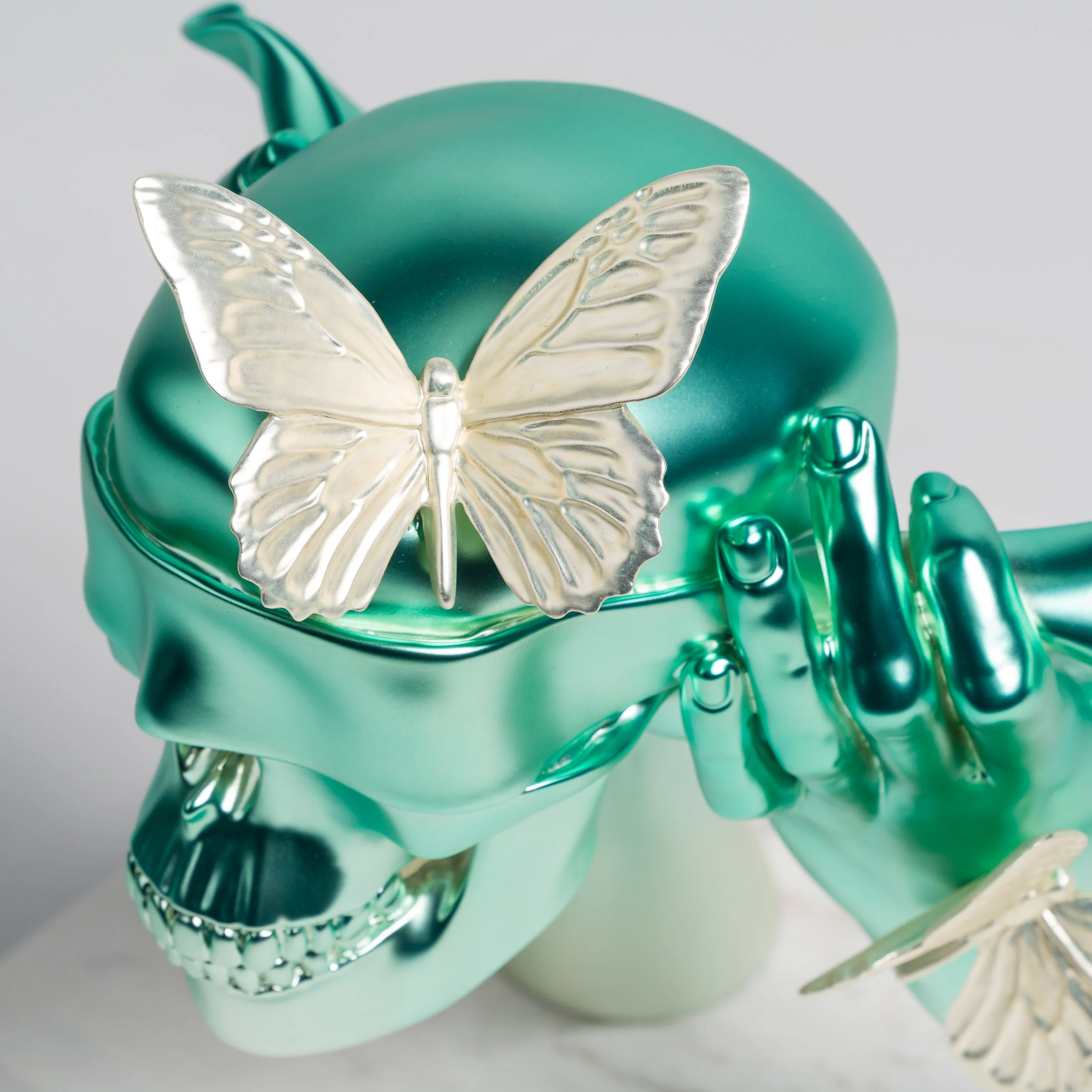 Blind To The World Around Us (Pastel Teal Chrome Matte) - Image 2
