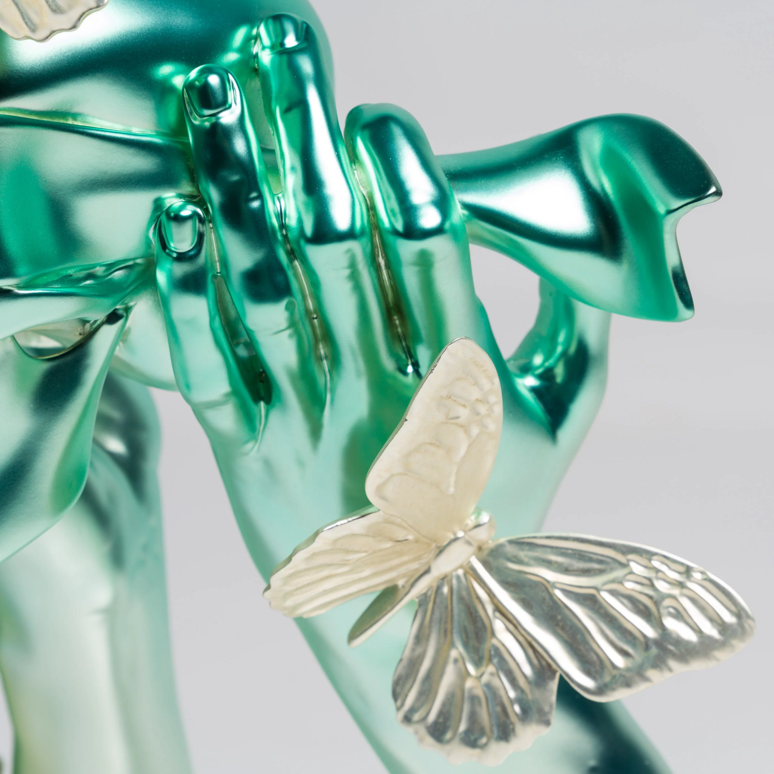 Blind To The World Around Us (Pastel Teal Chrome Matte) - Image 3