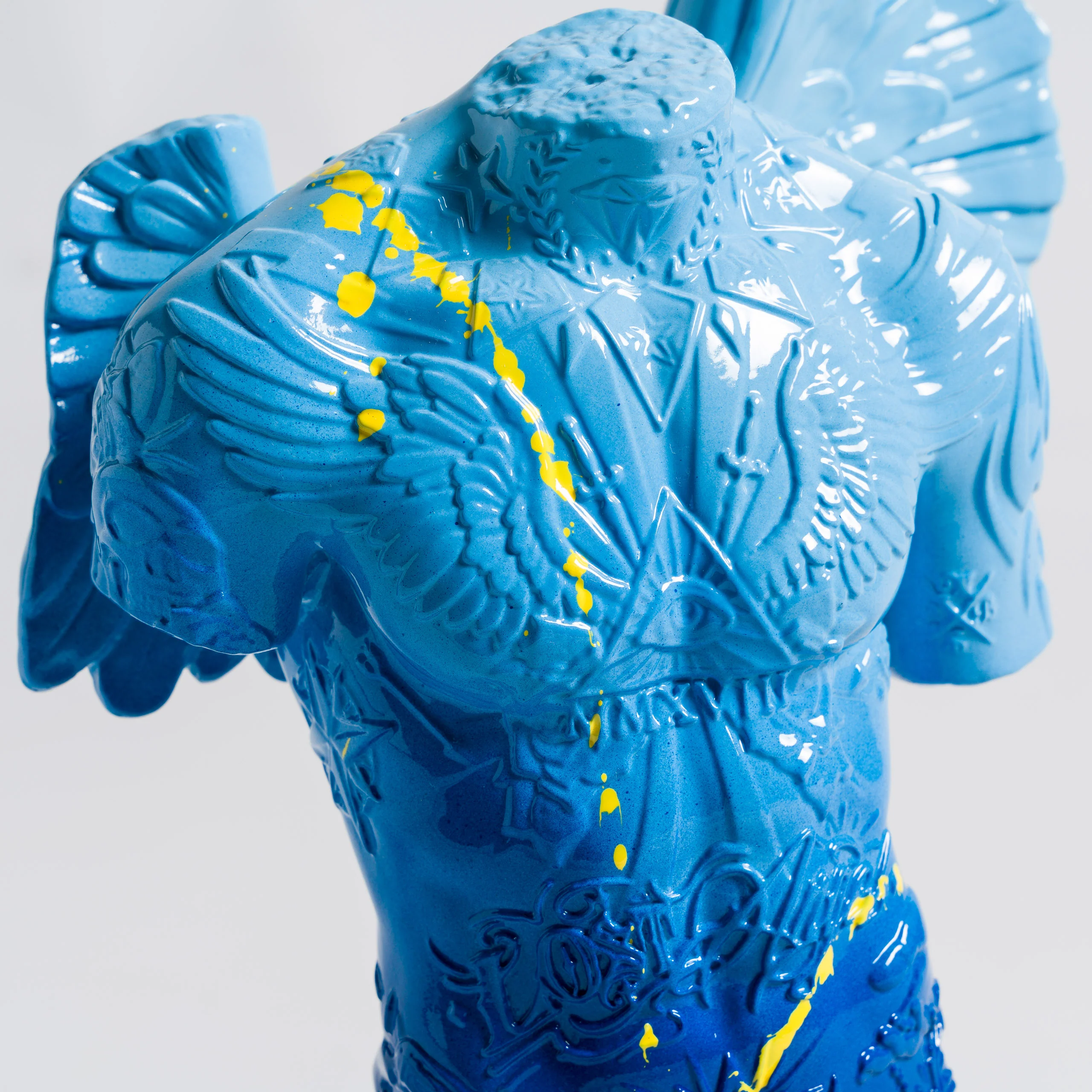 Fallen Angel | Mini Blue Ombre & Gold - Image 3