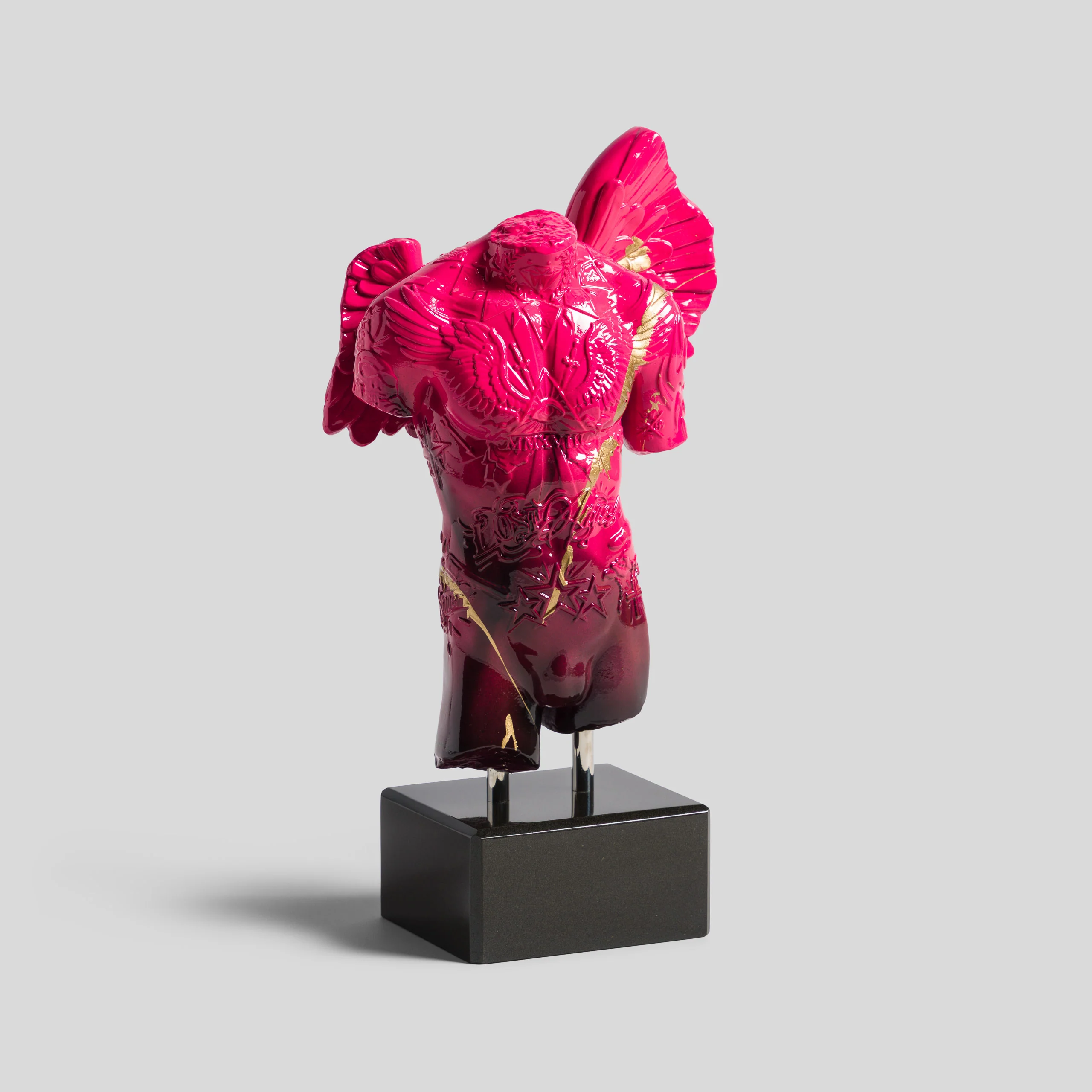 Fallen Angel | Mini Pink Red & Gold - Image 4