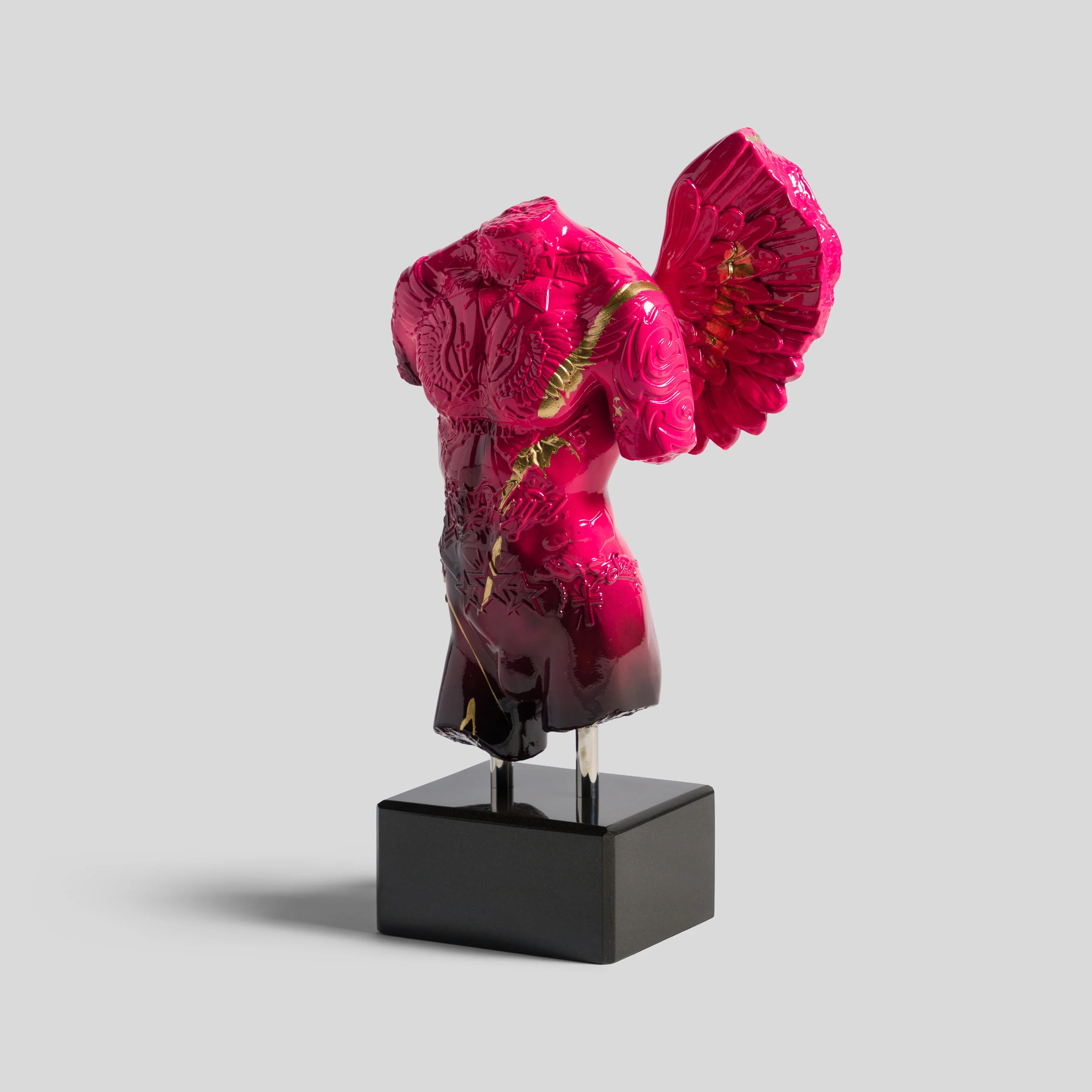 Fallen Angel | Mini Pink Red & Gold - Image 6