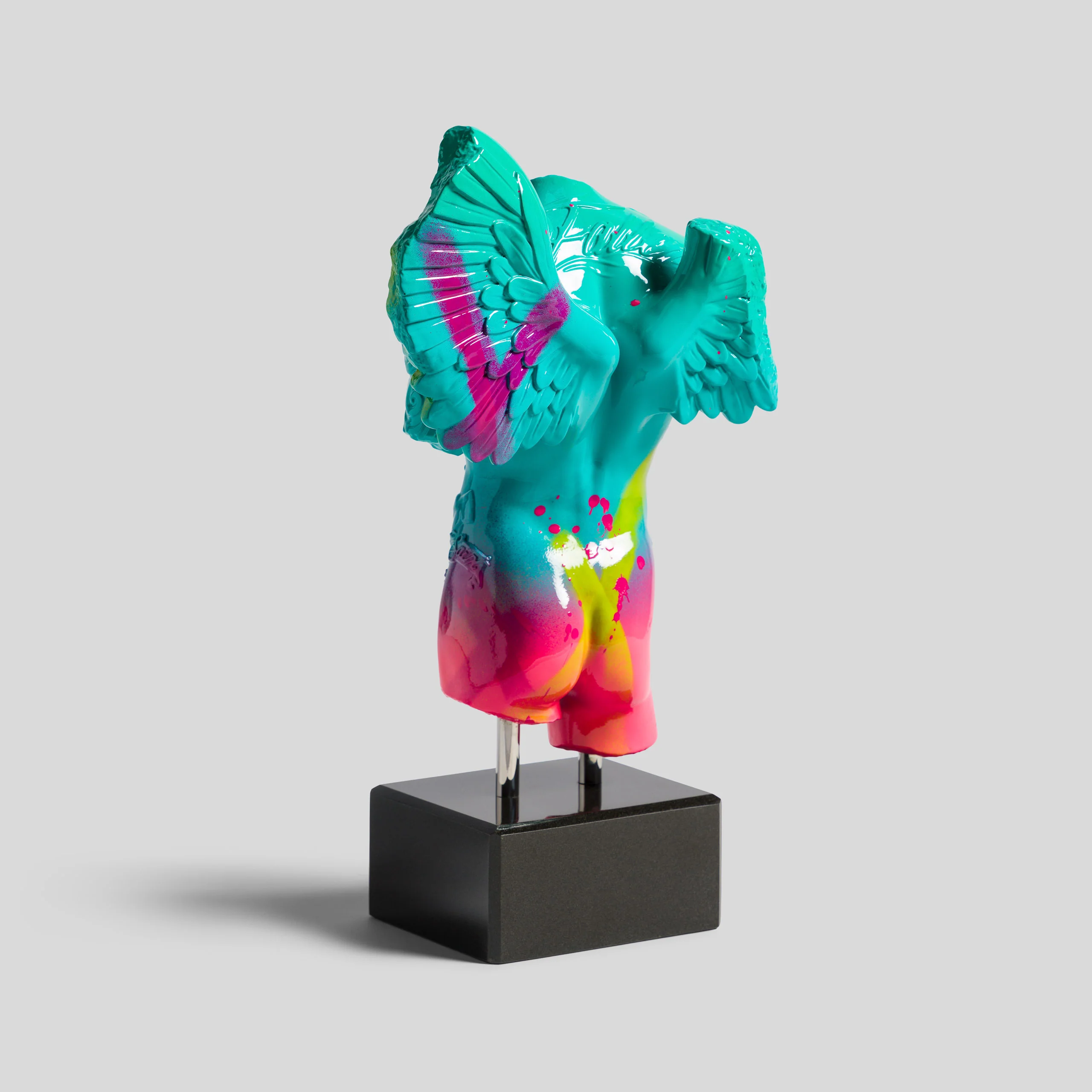 Fallen Angel (Mini Teal Pink & Green) - Image 5
