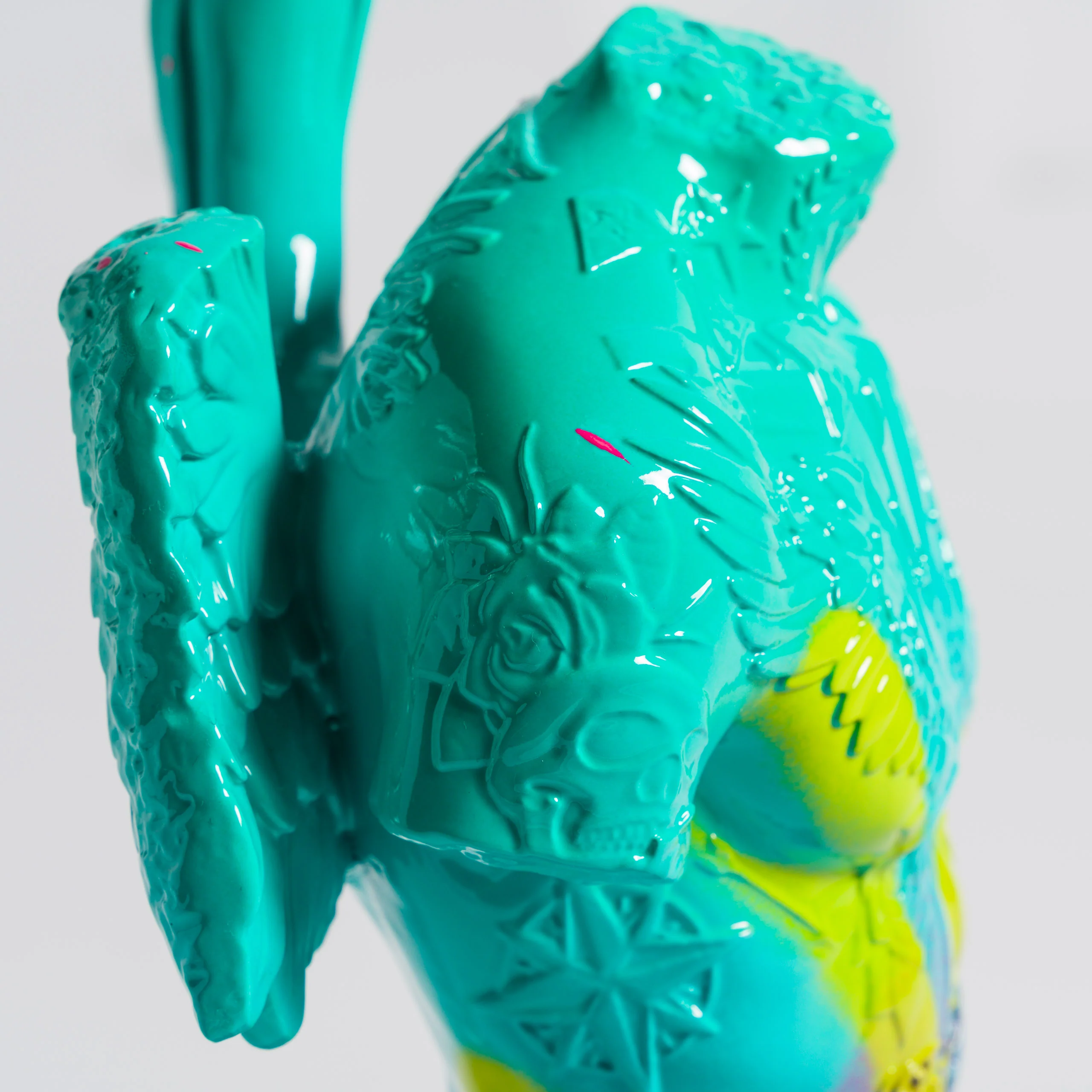 Fallen Angel (Mini Teal Pink & Green) - Image 7